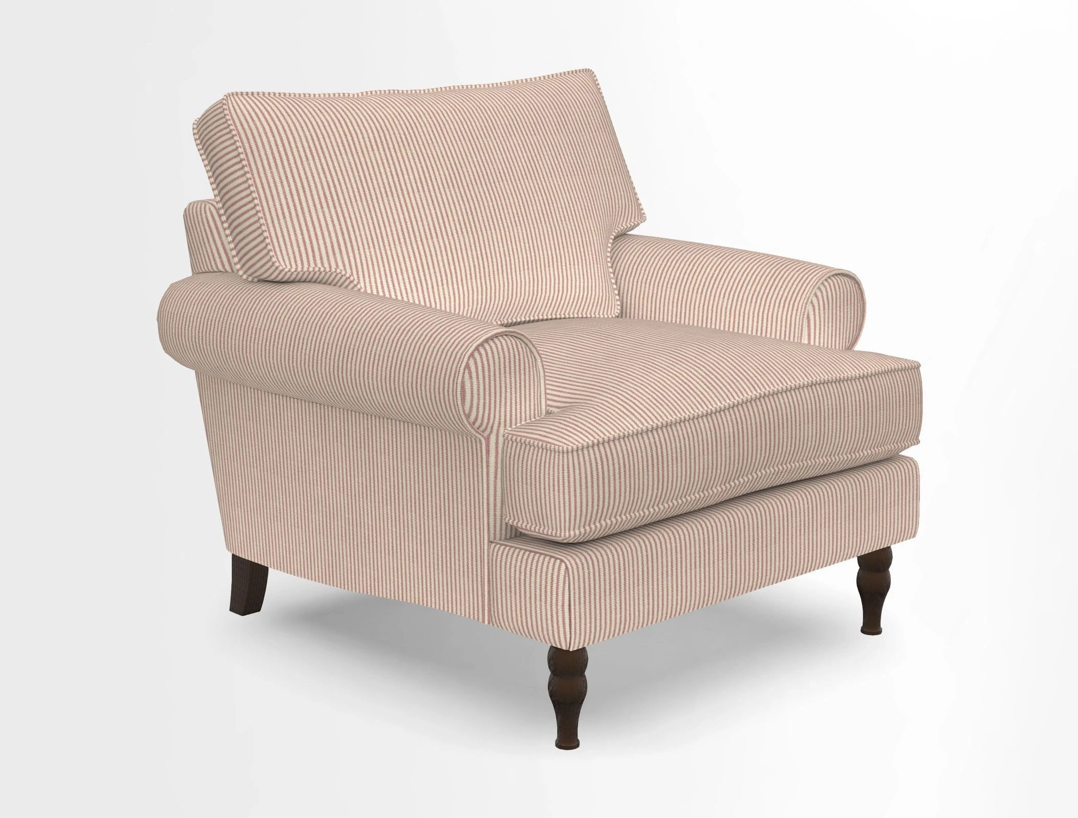 Cooksbridge Chair in Cloth 21 Simple Stripe Bilberry