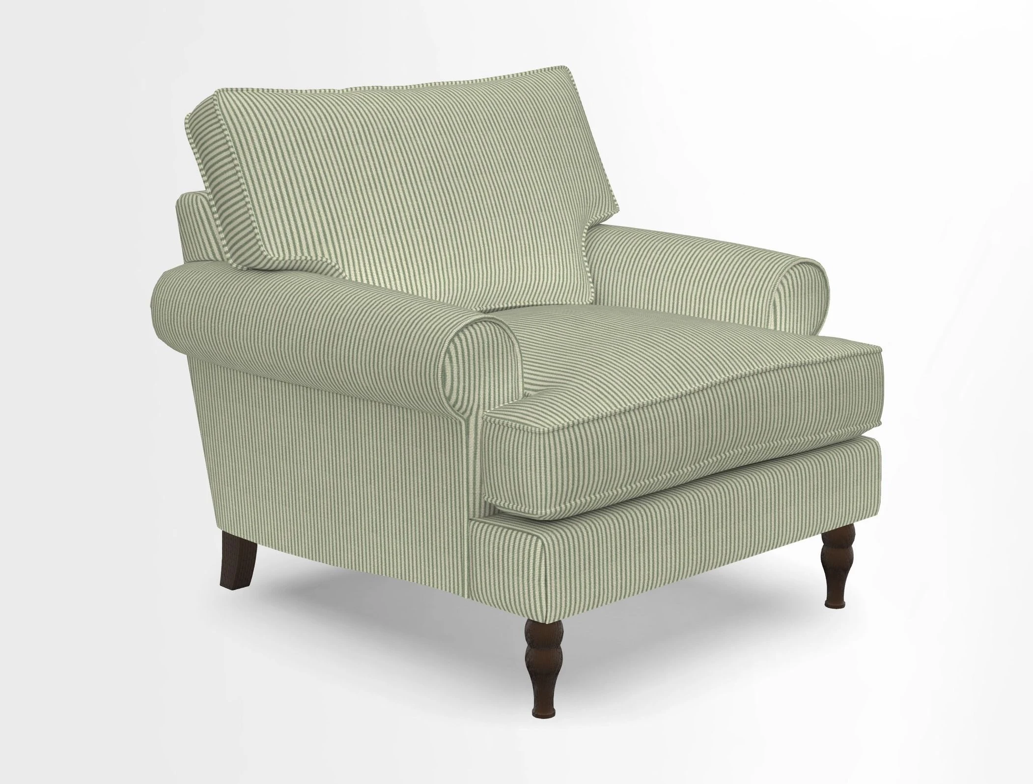 Cooksbridge Chair in Cloth 21 Simple Stripe Bilberry