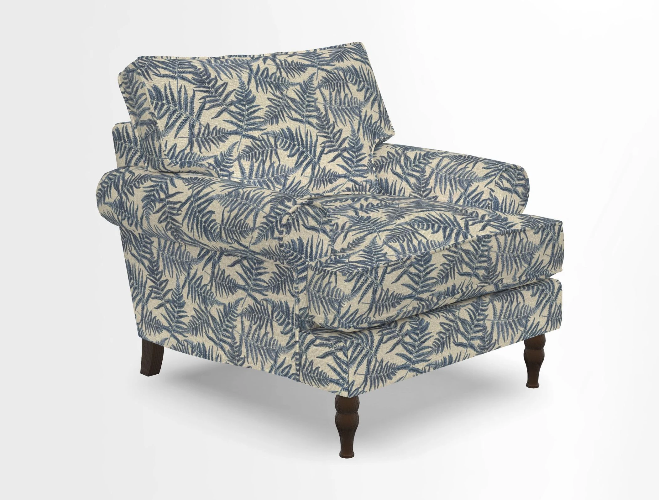 Cooksbridge Chair in Cloth 21 Simple Stripe Bilberry
