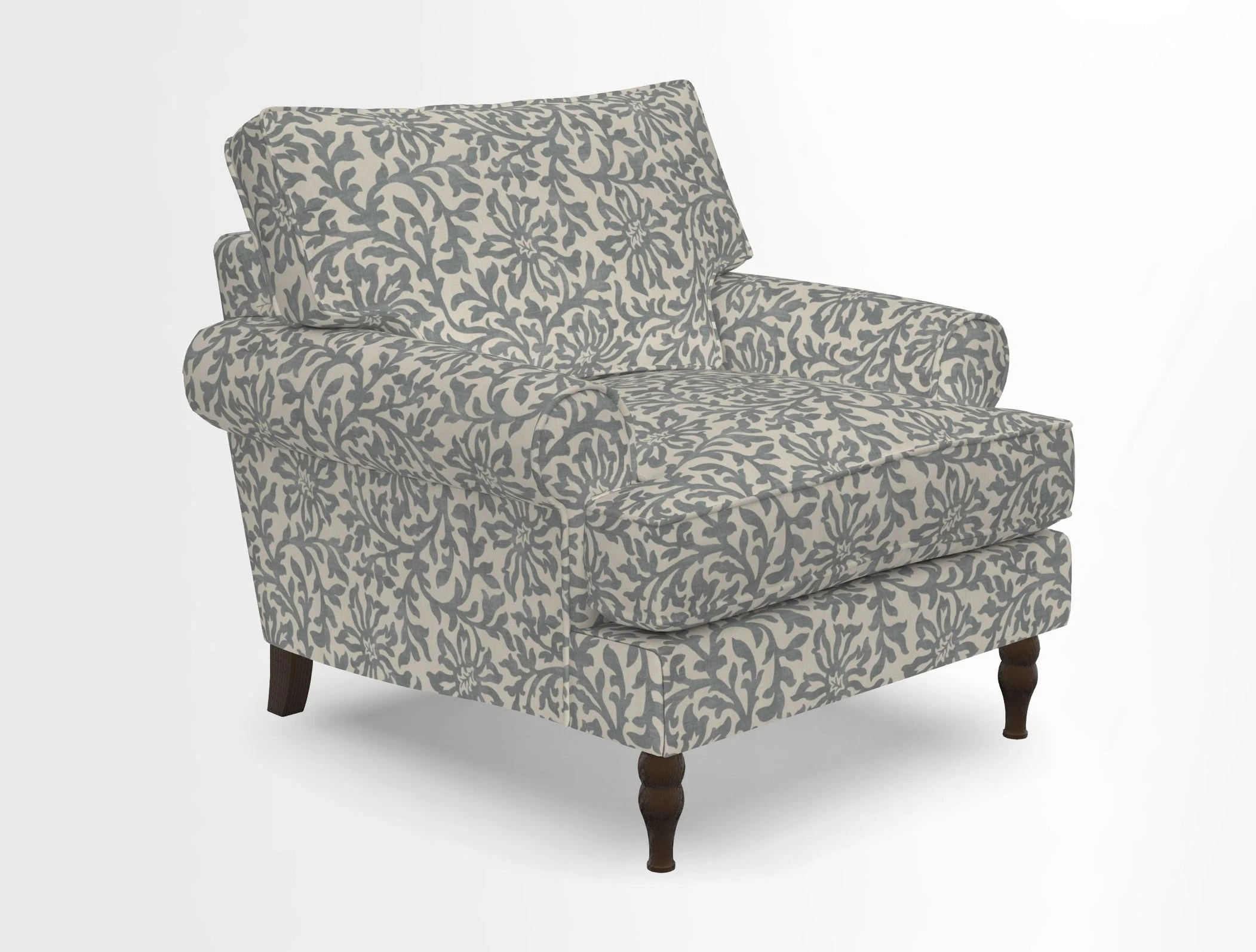 Cooksbridge Chair in Cloth 21 Simple Stripe Bilberry