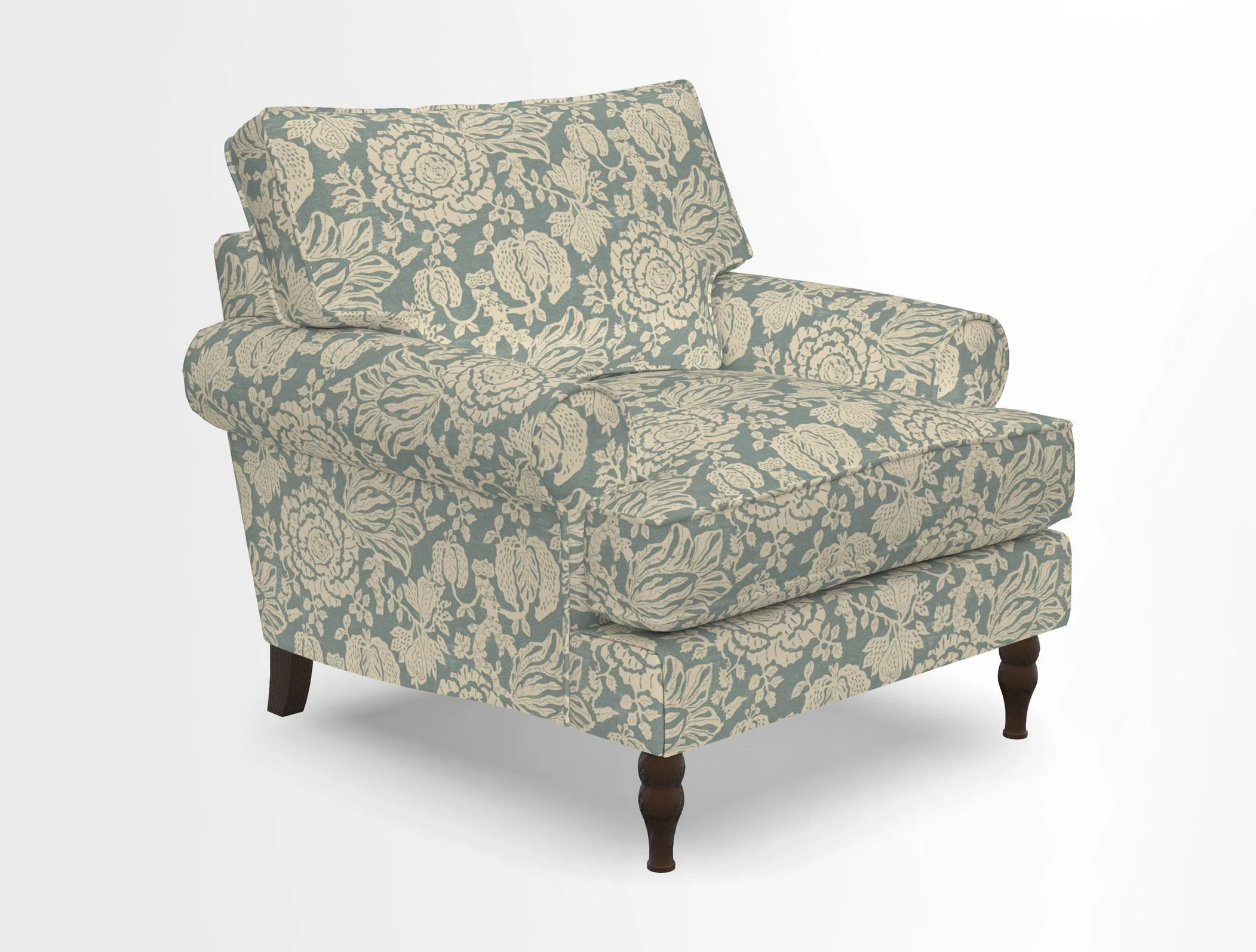 Cooksbridge Chair in Cloth 21 Simple Stripe Bilberry