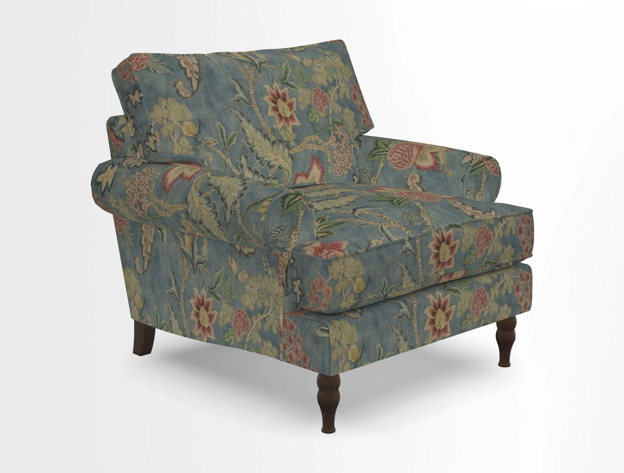 Cooksbridge Chair in Cloth 21 Simple Stripe Bilberry