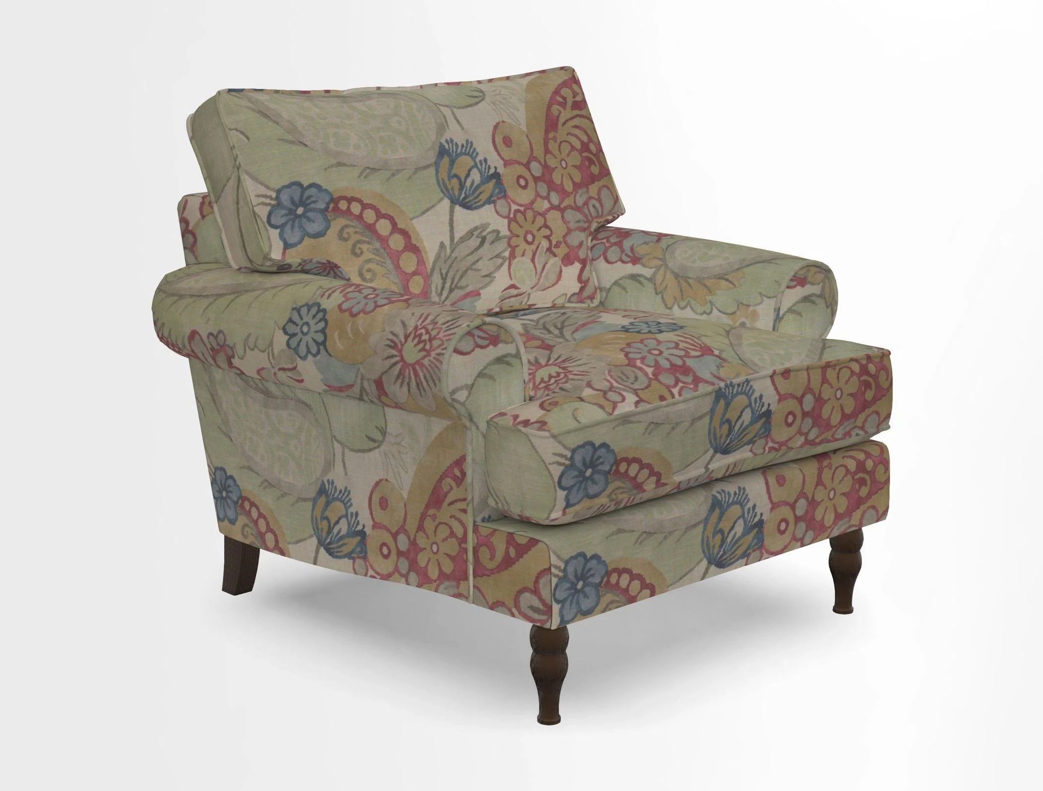 Cooksbridge Chair in Cloth 21 Simple Stripe Bilberry