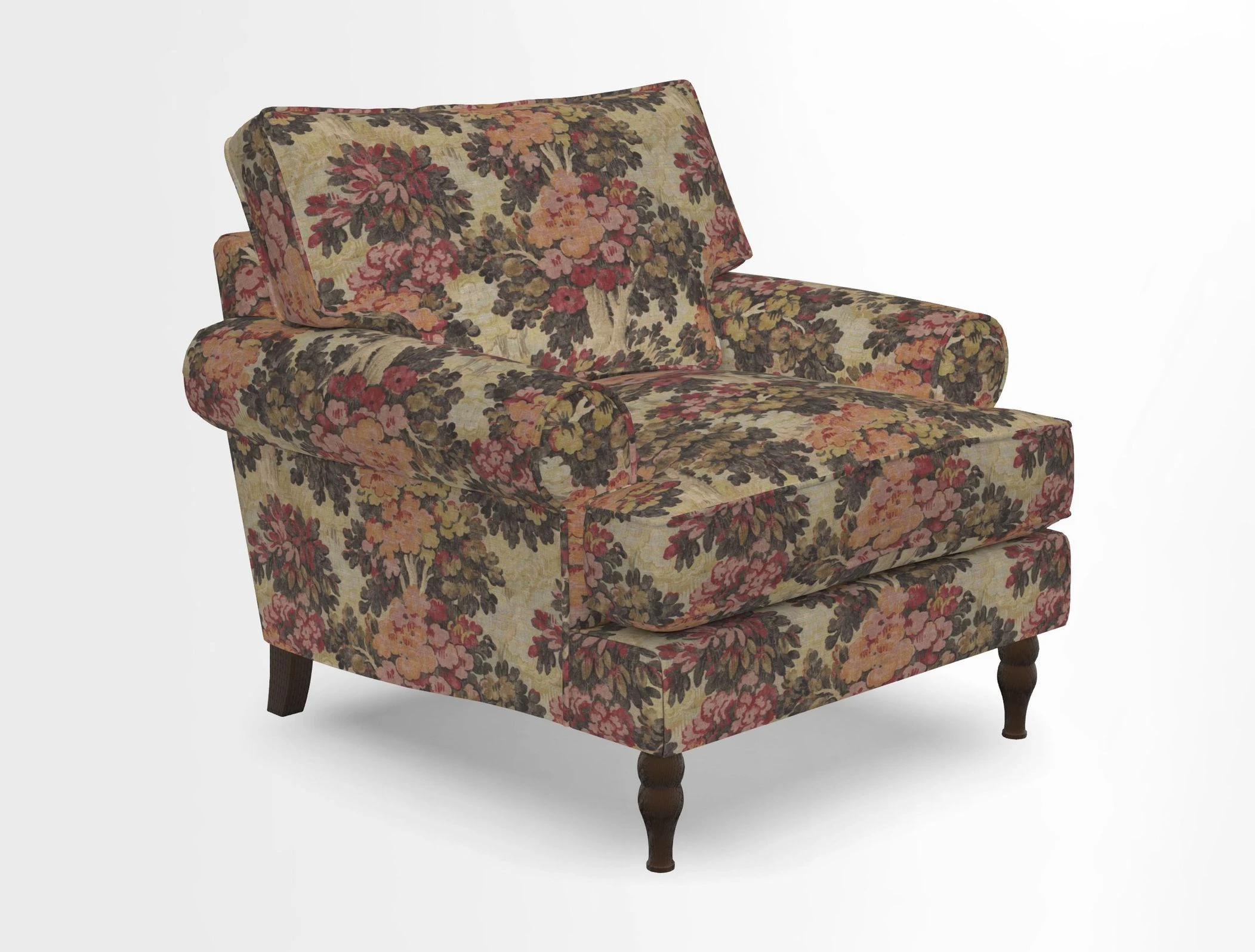 Cooksbridge Chair in Cloth 21 Simple Stripe Bilberry
