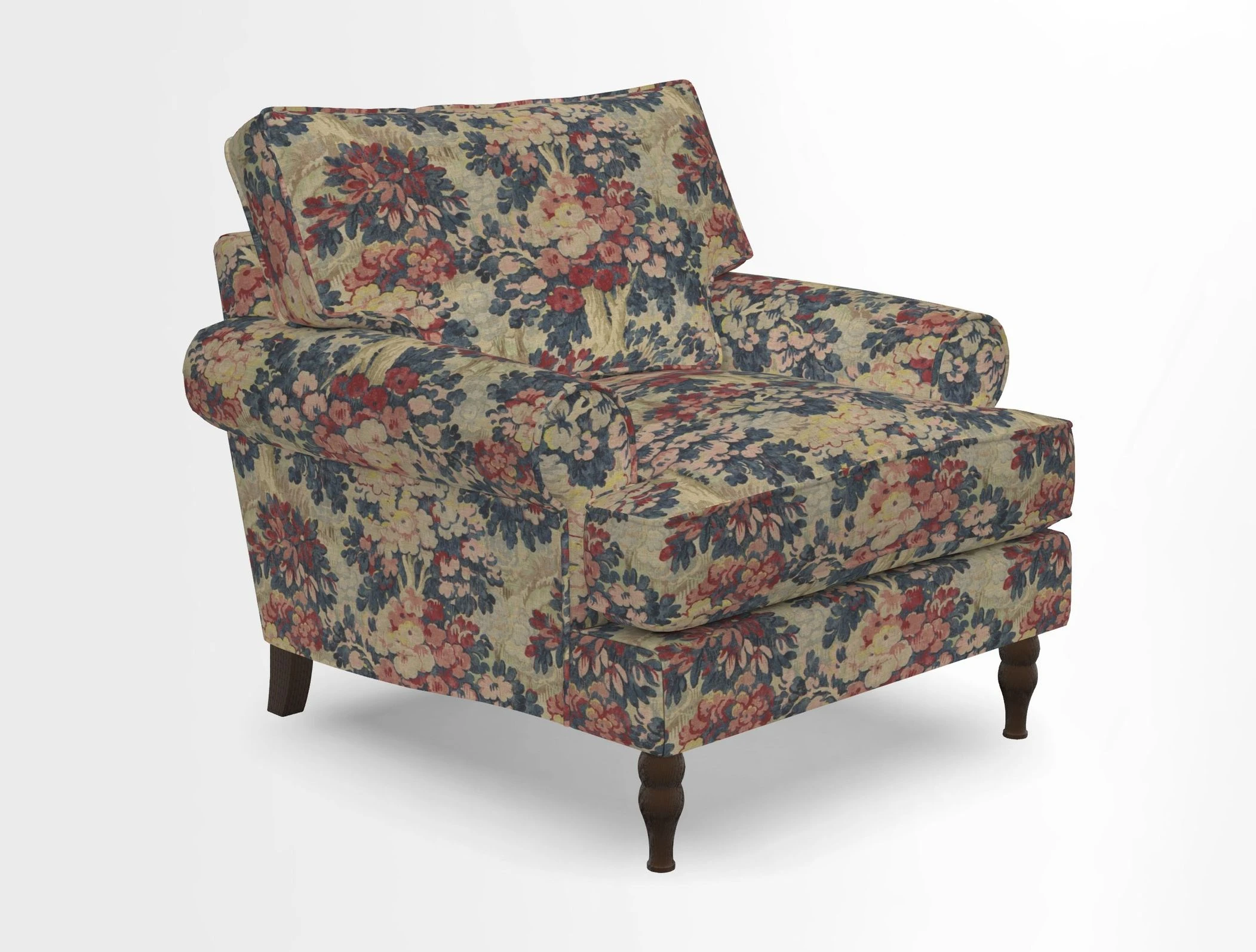Cooksbridge Chair in Cloth 21 Simple Stripe Bilberry