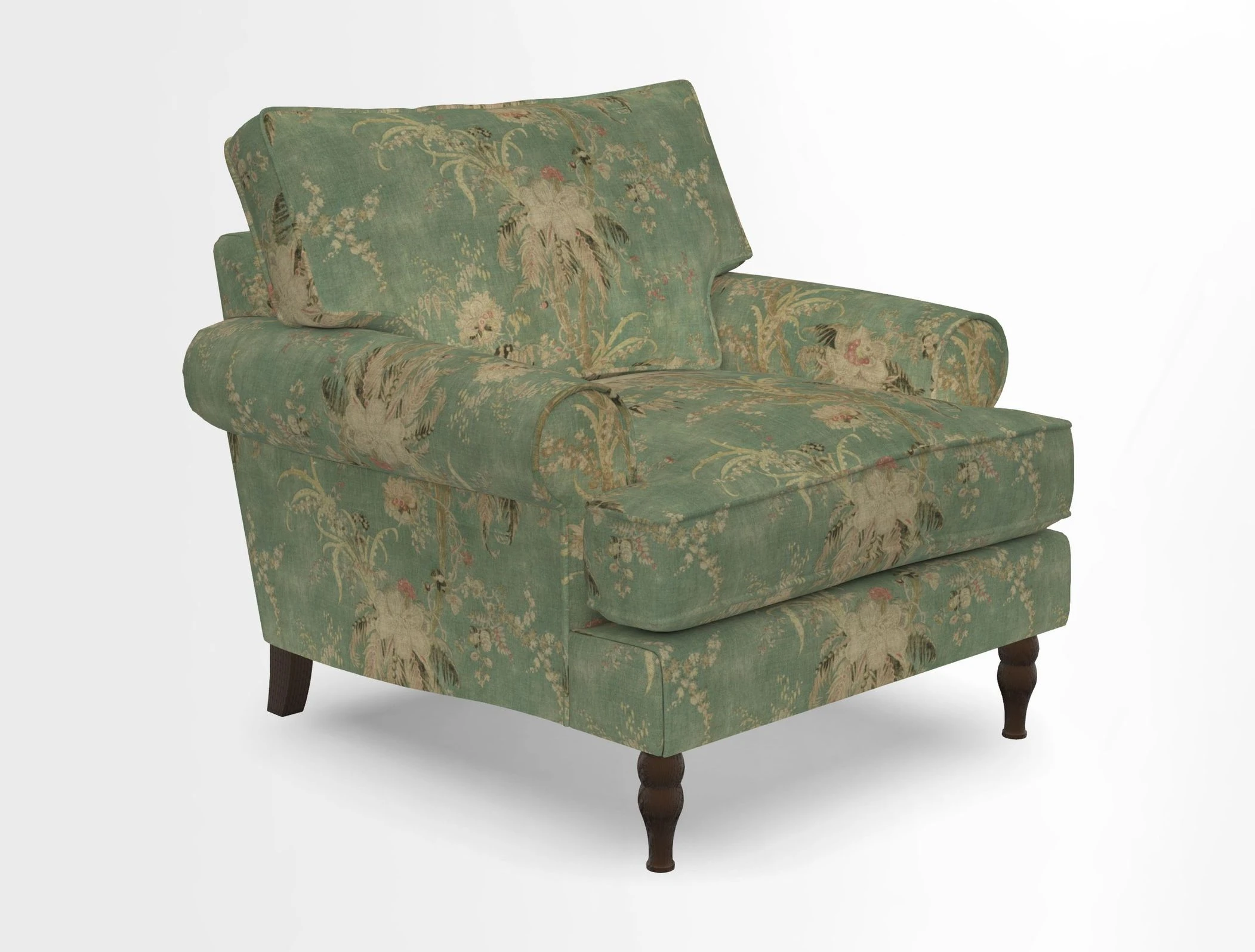 Cooksbridge Chair in Cloth 21 Simple Stripe Bilberry