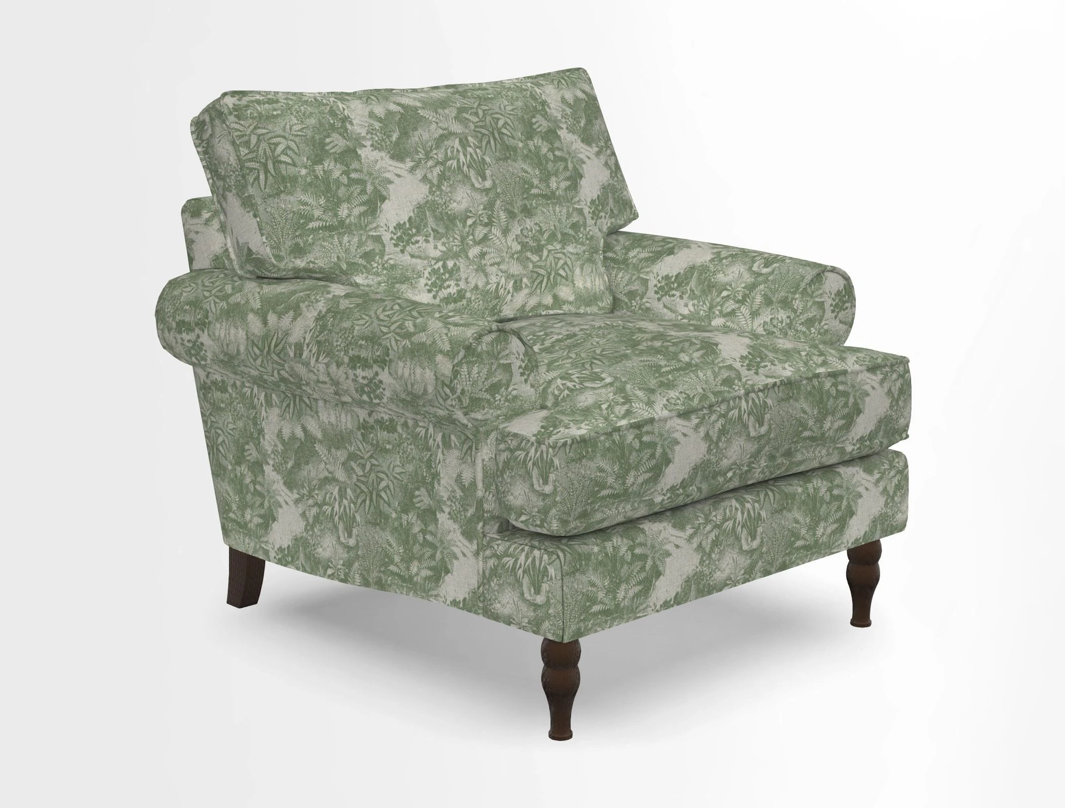 Cooksbridge Chair in Cloth 21 Simple Stripe Bilberry