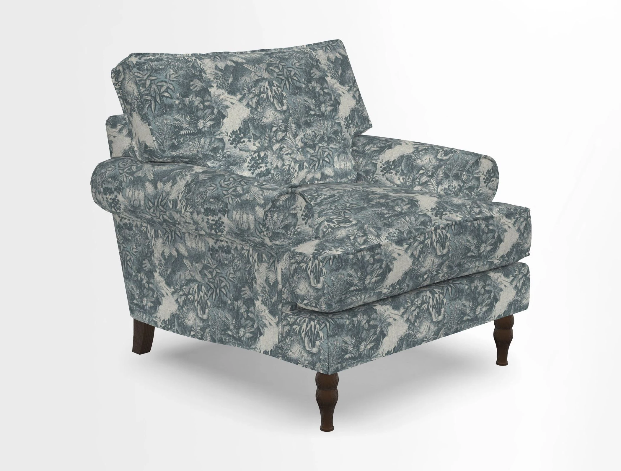 Cooksbridge Chair in Cloth 21 Simple Stripe Bilberry