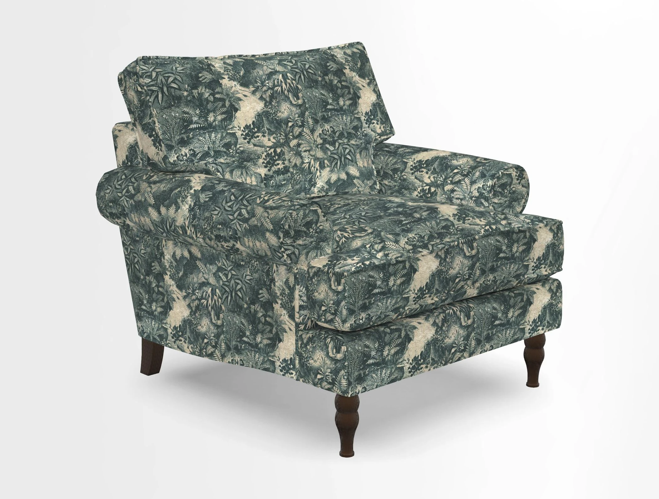 Cooksbridge Chair in Cloth 21 Simple Stripe Bilberry