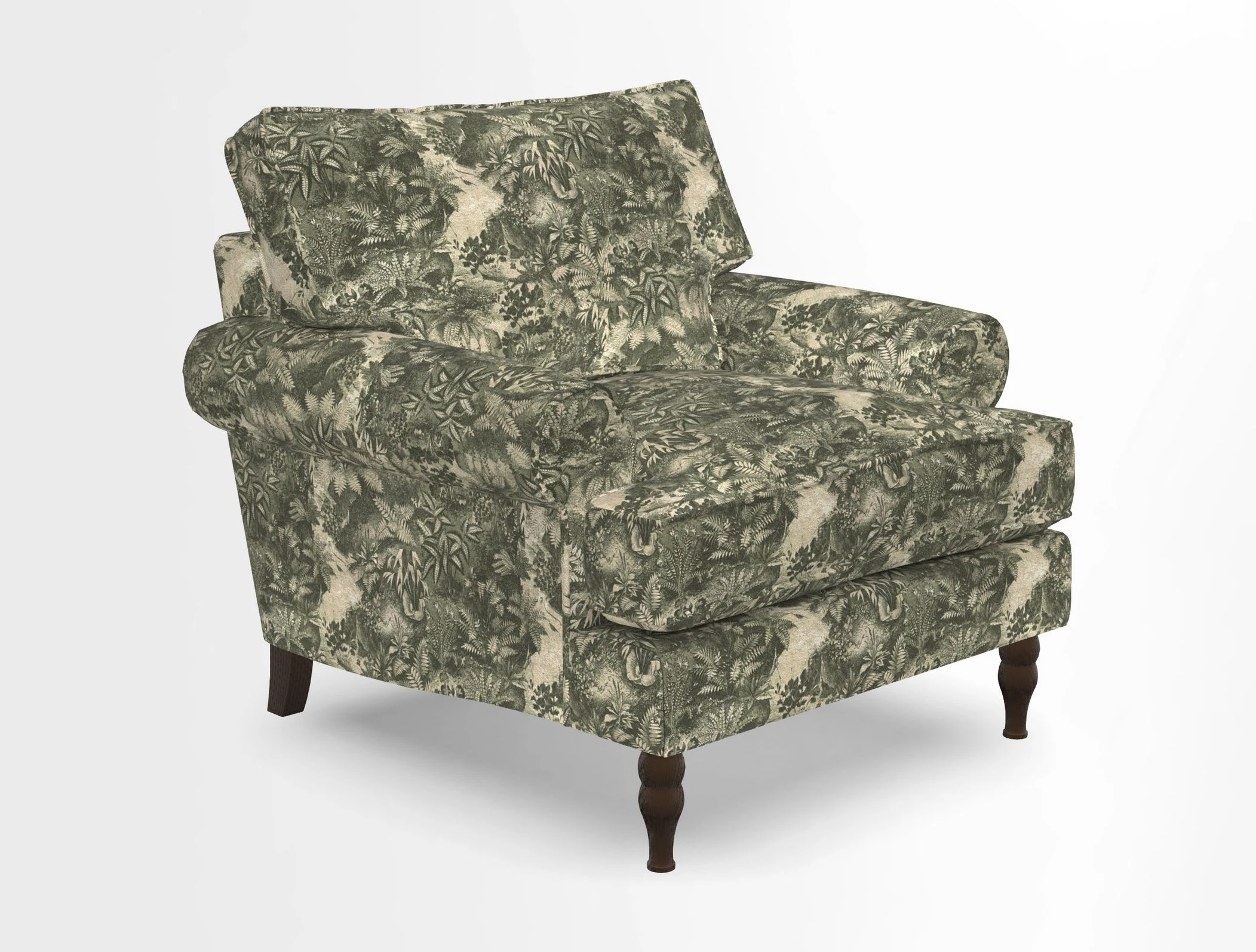 Cooksbridge Chair in Cloth 21 Simple Stripe Bilberry
