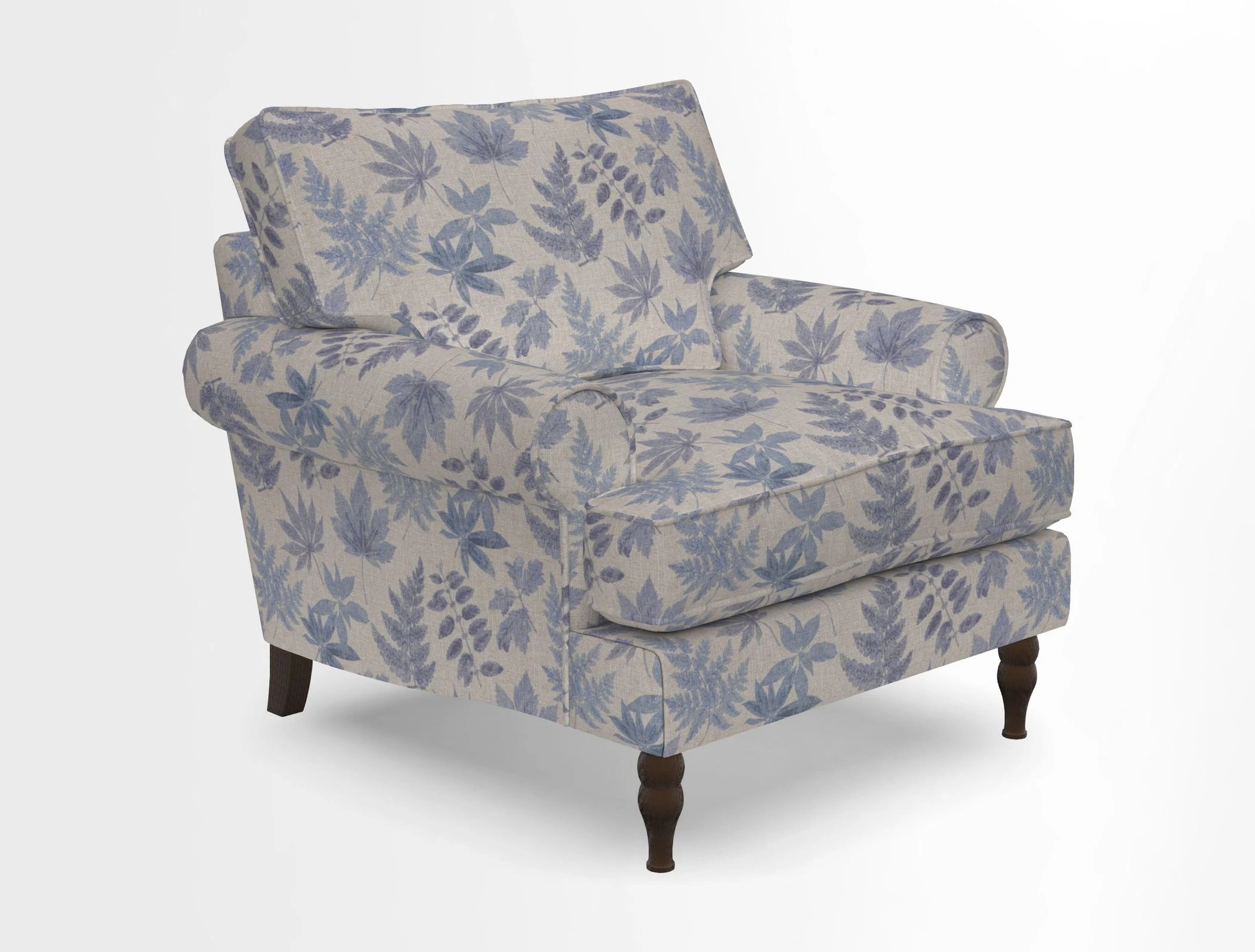 Cooksbridge Chair in Cloth 21 Simple Stripe Bilberry