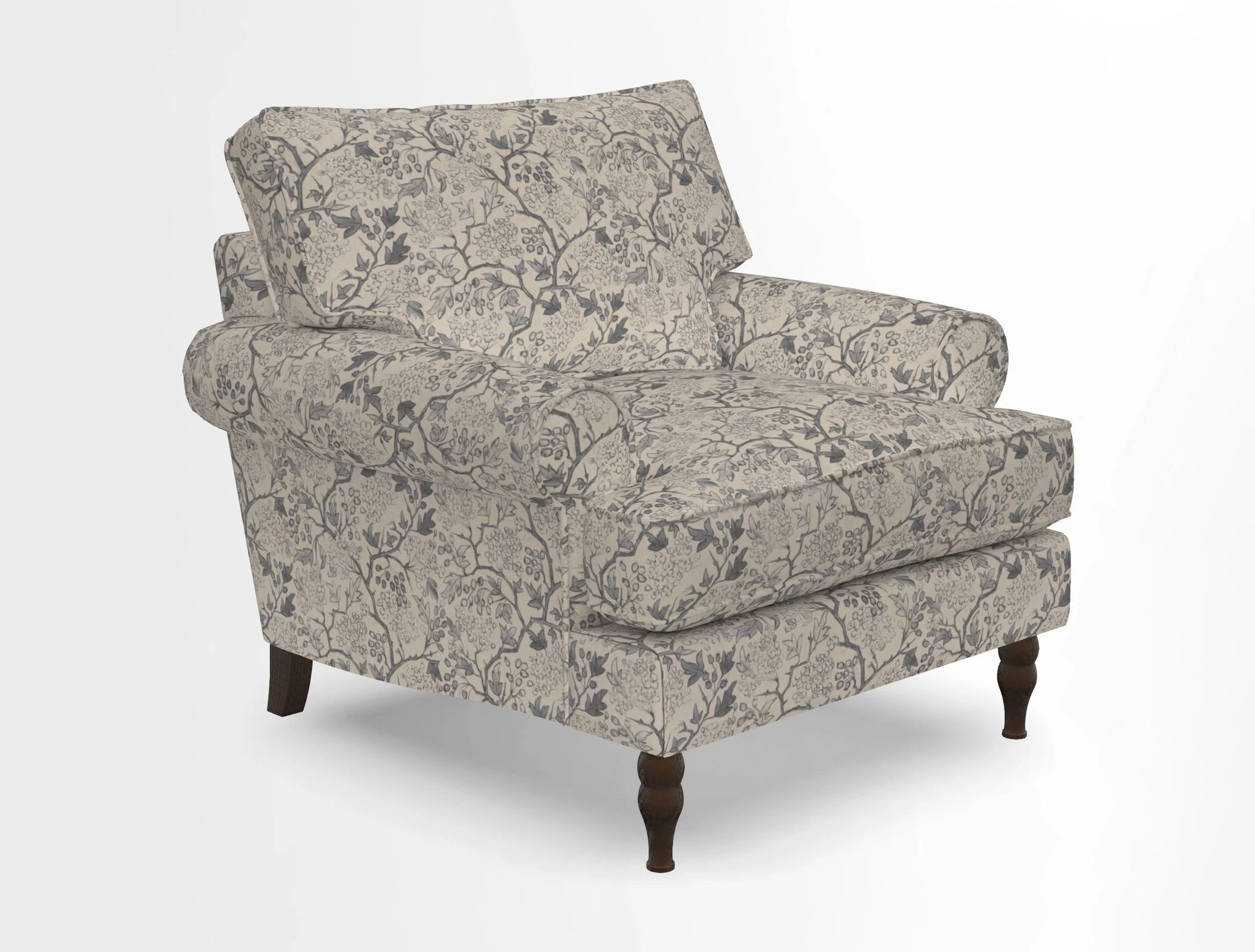 Cooksbridge Chair in Cloth 21 Simple Stripe Bilberry