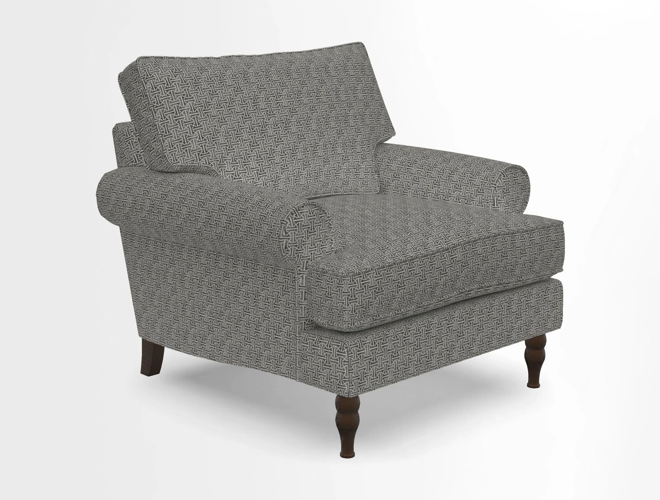 Cooksbridge Chair in Cloth 21 Simple Stripe Bilberry