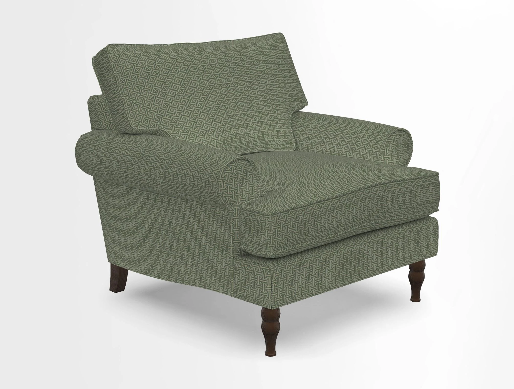 Cooksbridge Chair in Cloth 21 Simple Stripe Bilberry