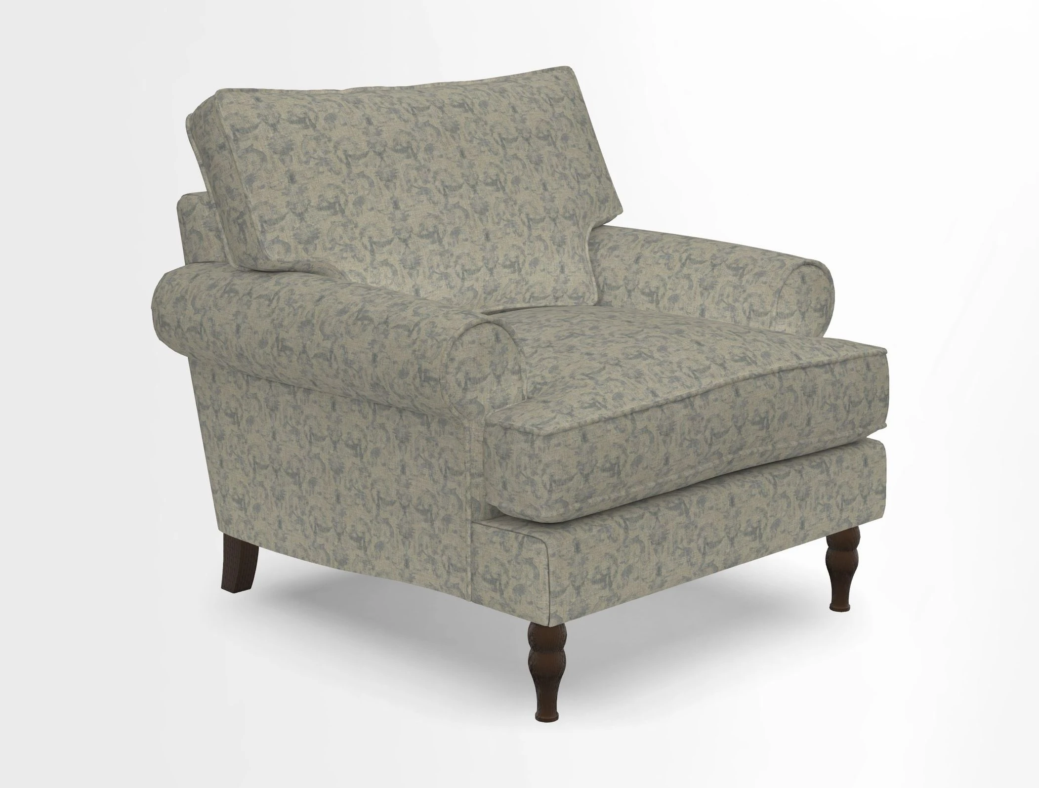 Cooksbridge Chair in Cloth 21 Simple Stripe Bilberry