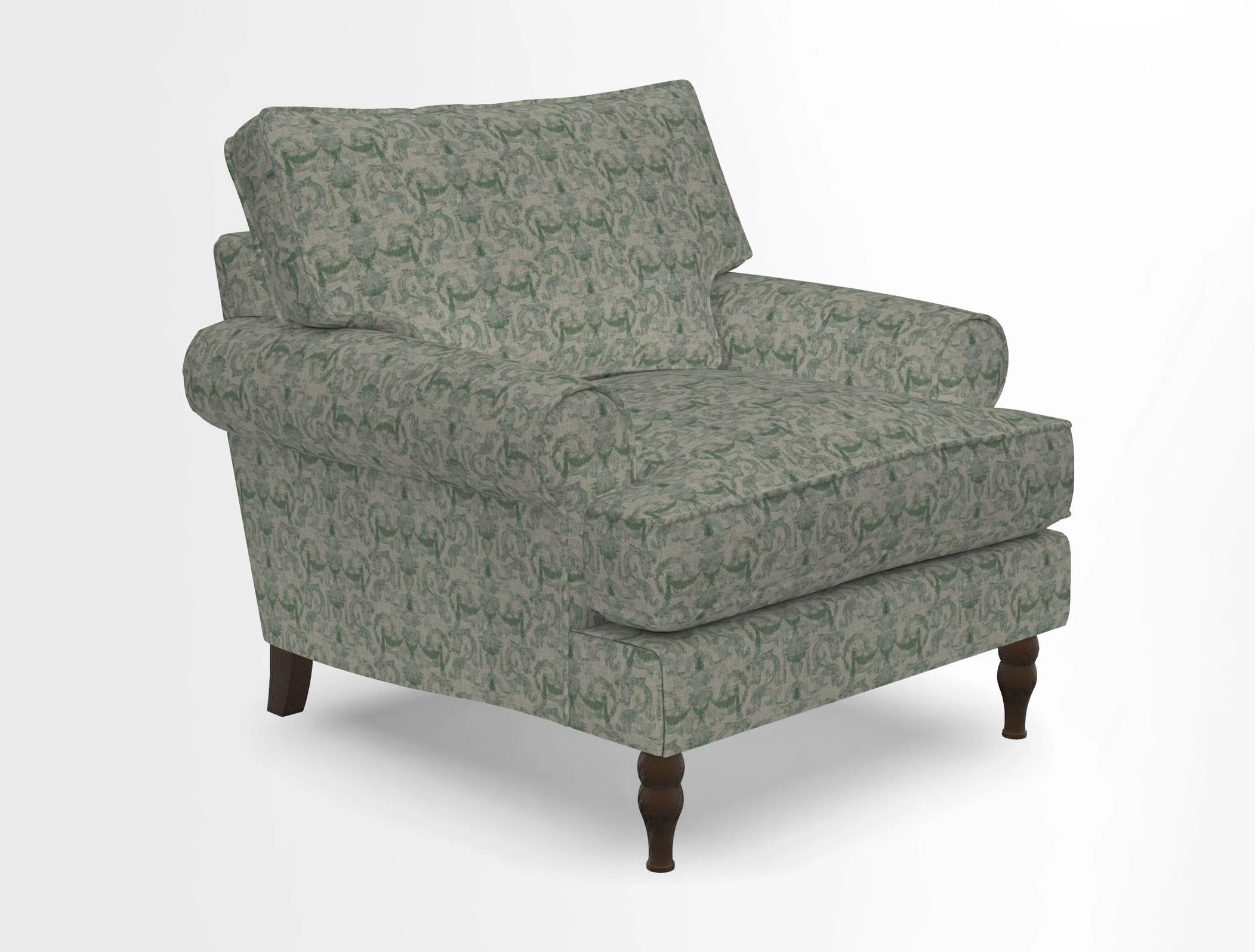 Cooksbridge Chair in Cloth 21 Simple Stripe Bilberry