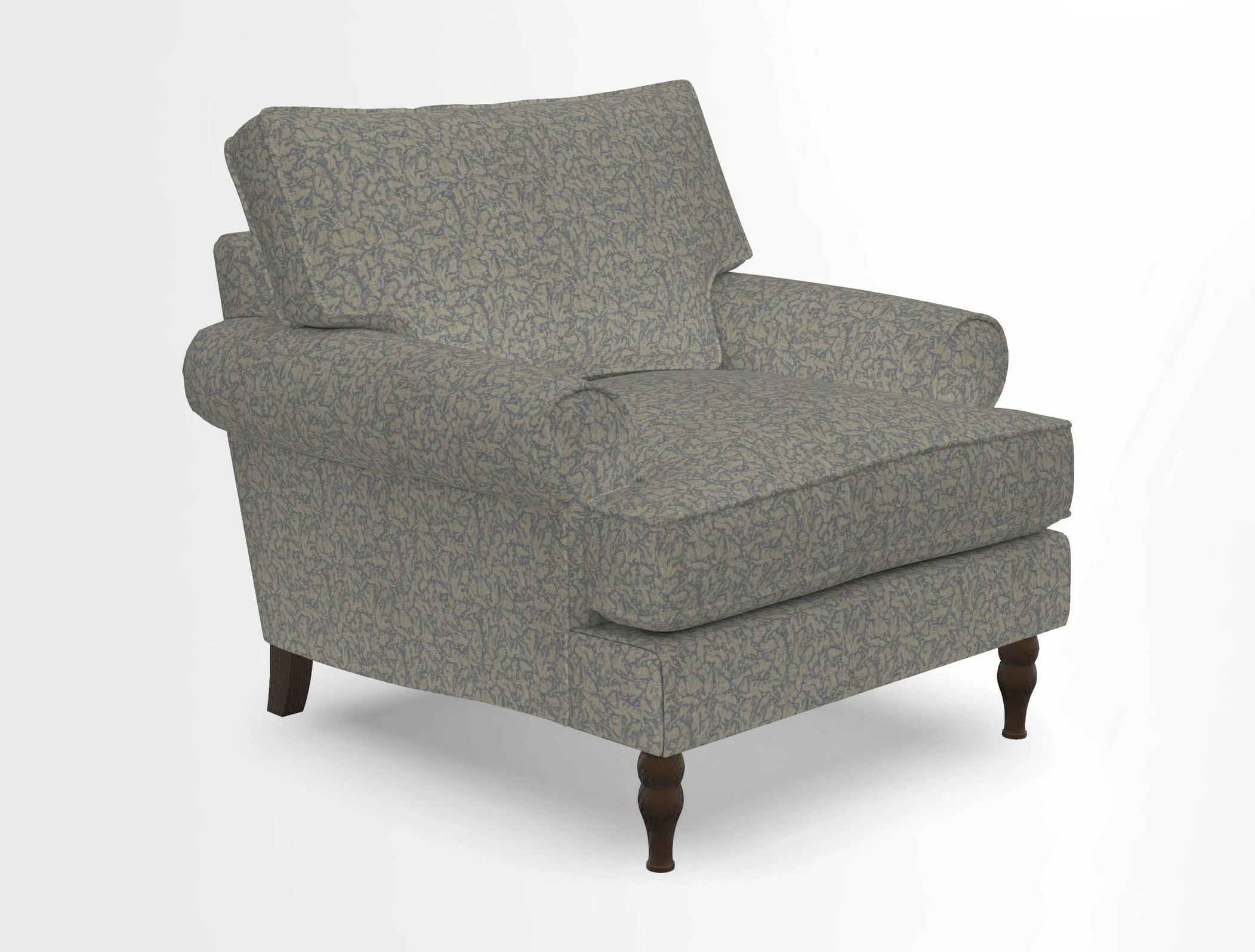 Cooksbridge Chair in Cloth 21 Simple Stripe Bilberry