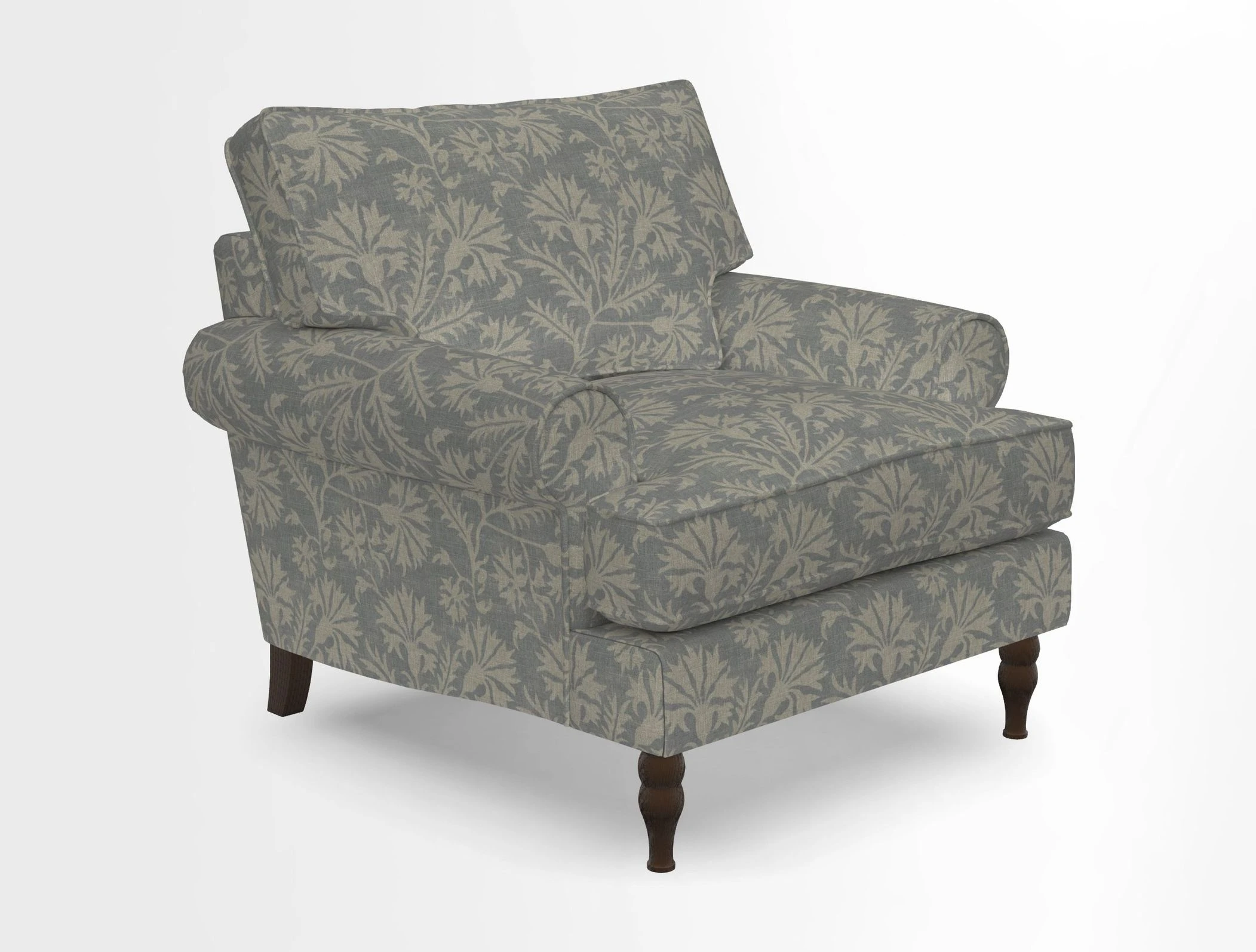 Cooksbridge Chair in Cloth 21 Simple Stripe Bilberry