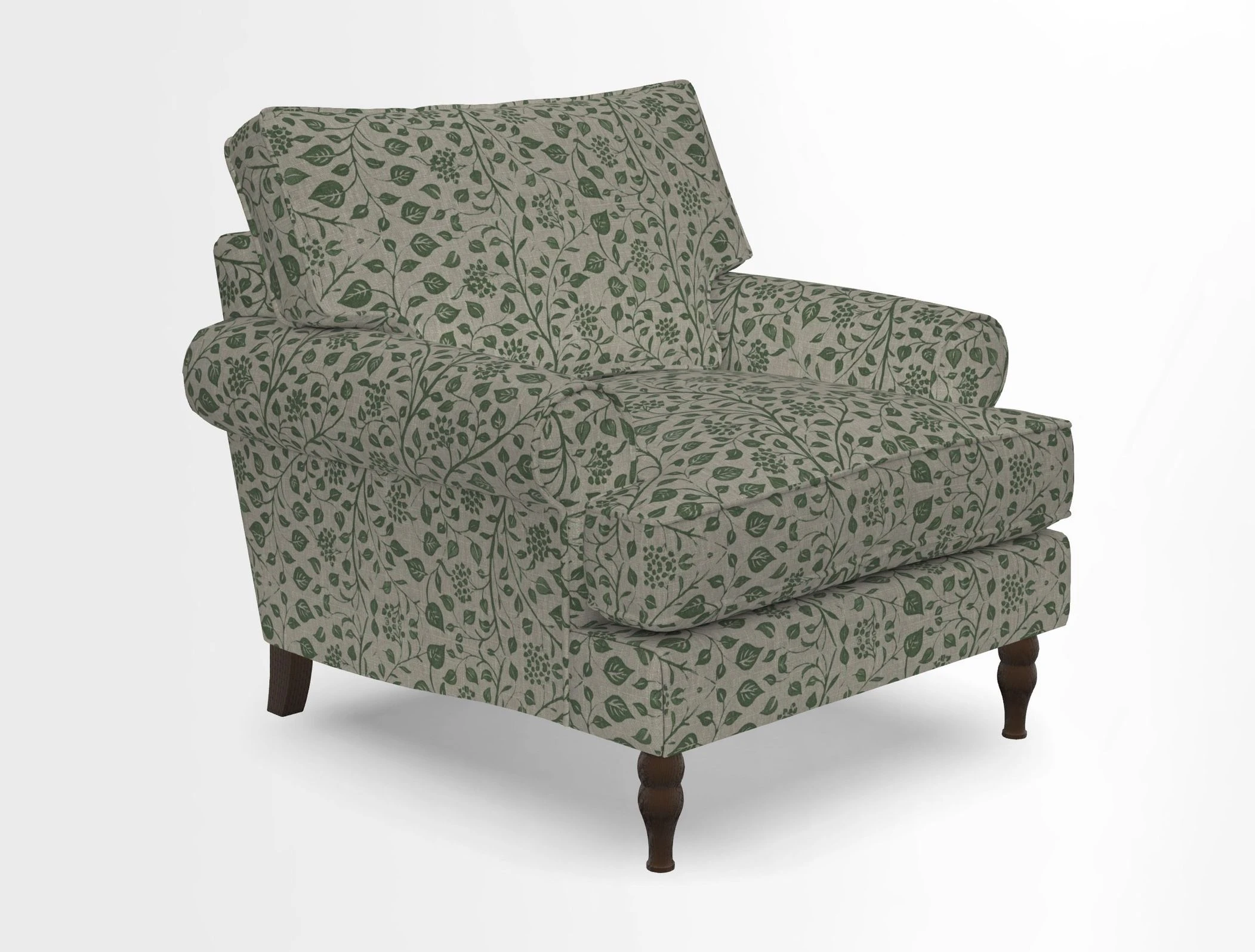 Cooksbridge Chair in Cloth 21 Simple Stripe Bilberry