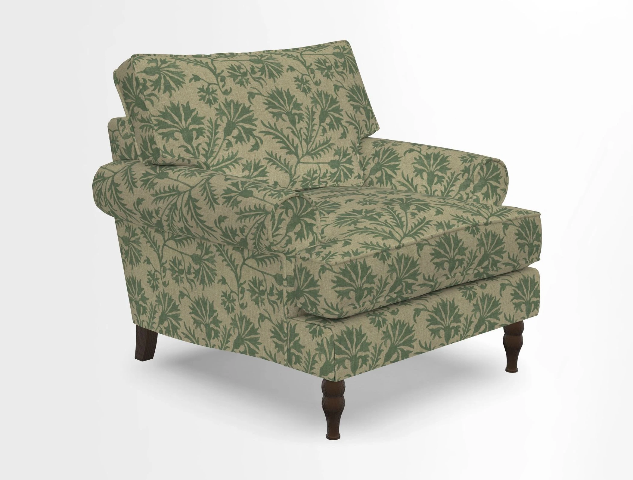 Cooksbridge Chair in Cloth 21 Simple Stripe Bilberry