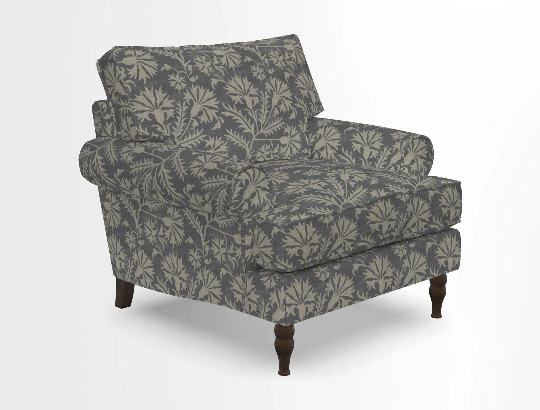 Cooksbridge Chair in Cloth 21 Simple Stripe Bilberry