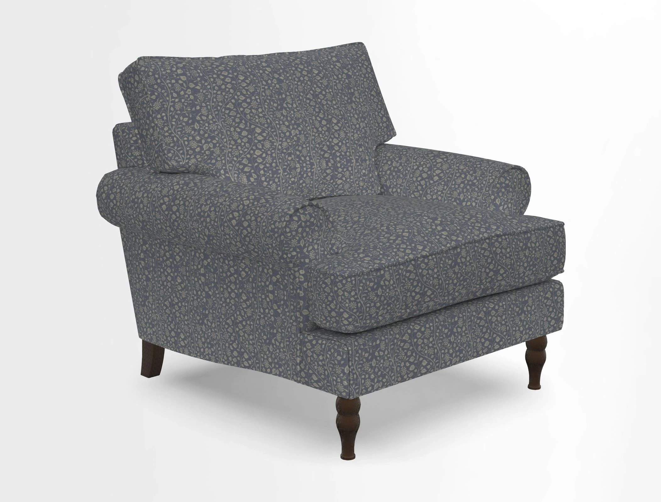 Cooksbridge Chair in Cloth 21 Simple Stripe Bilberry