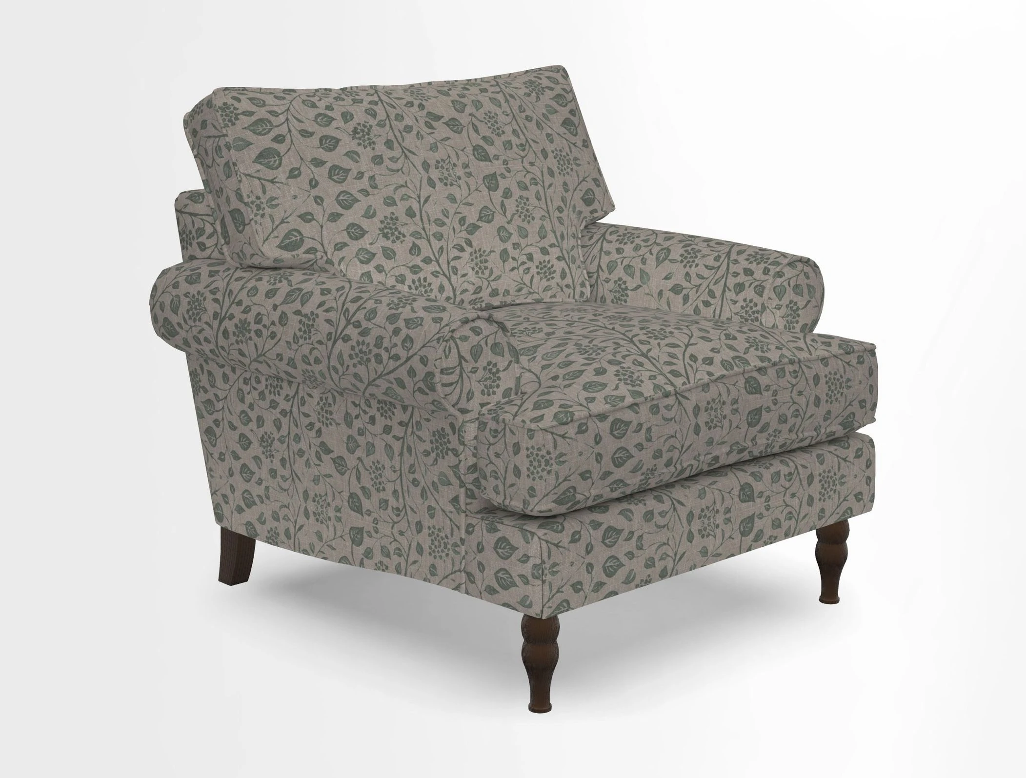 Cooksbridge Chair in Cloth 21 Simple Stripe Bilberry