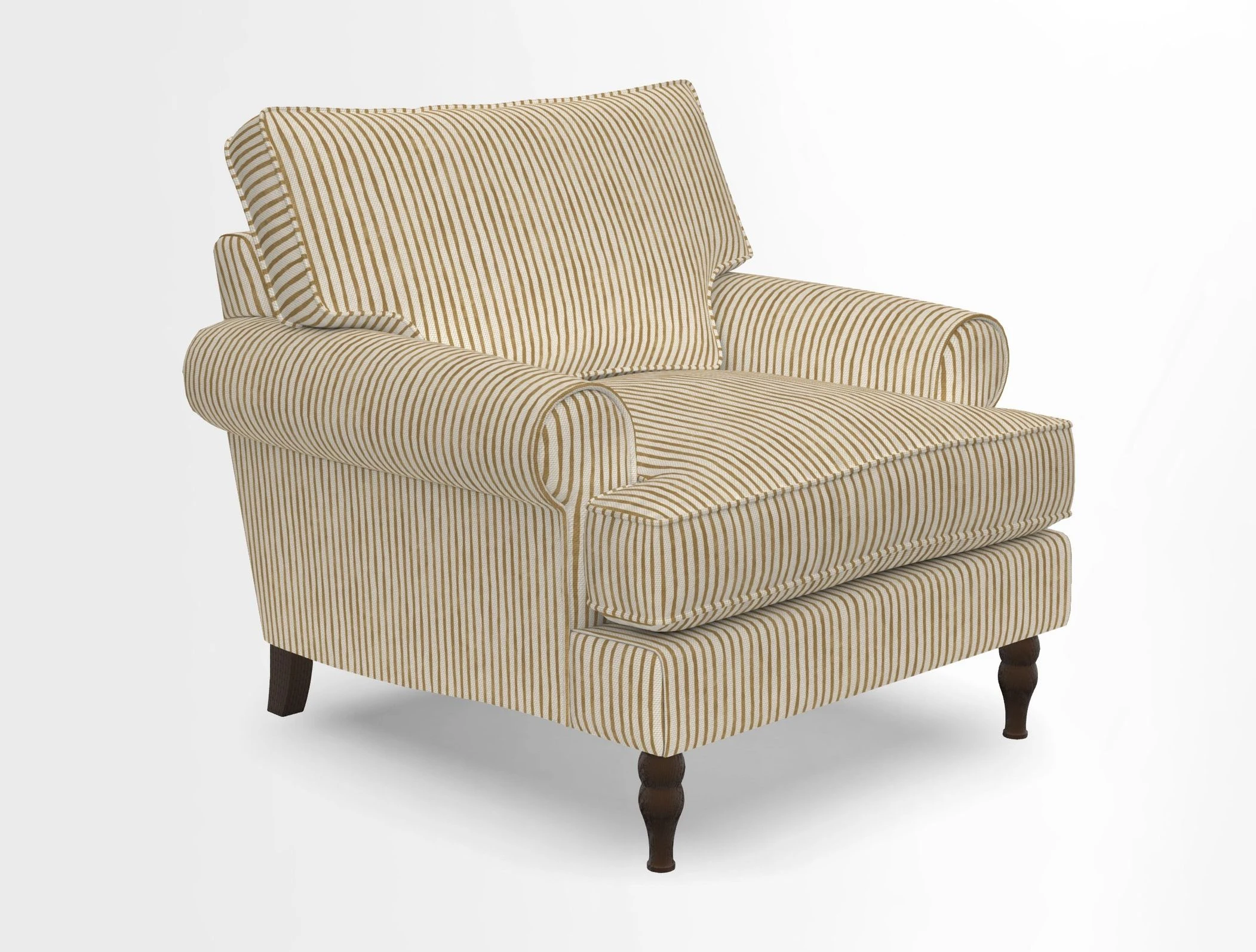 Cooksbridge Chair in Cloth 21 Simple Stripe Bilberry