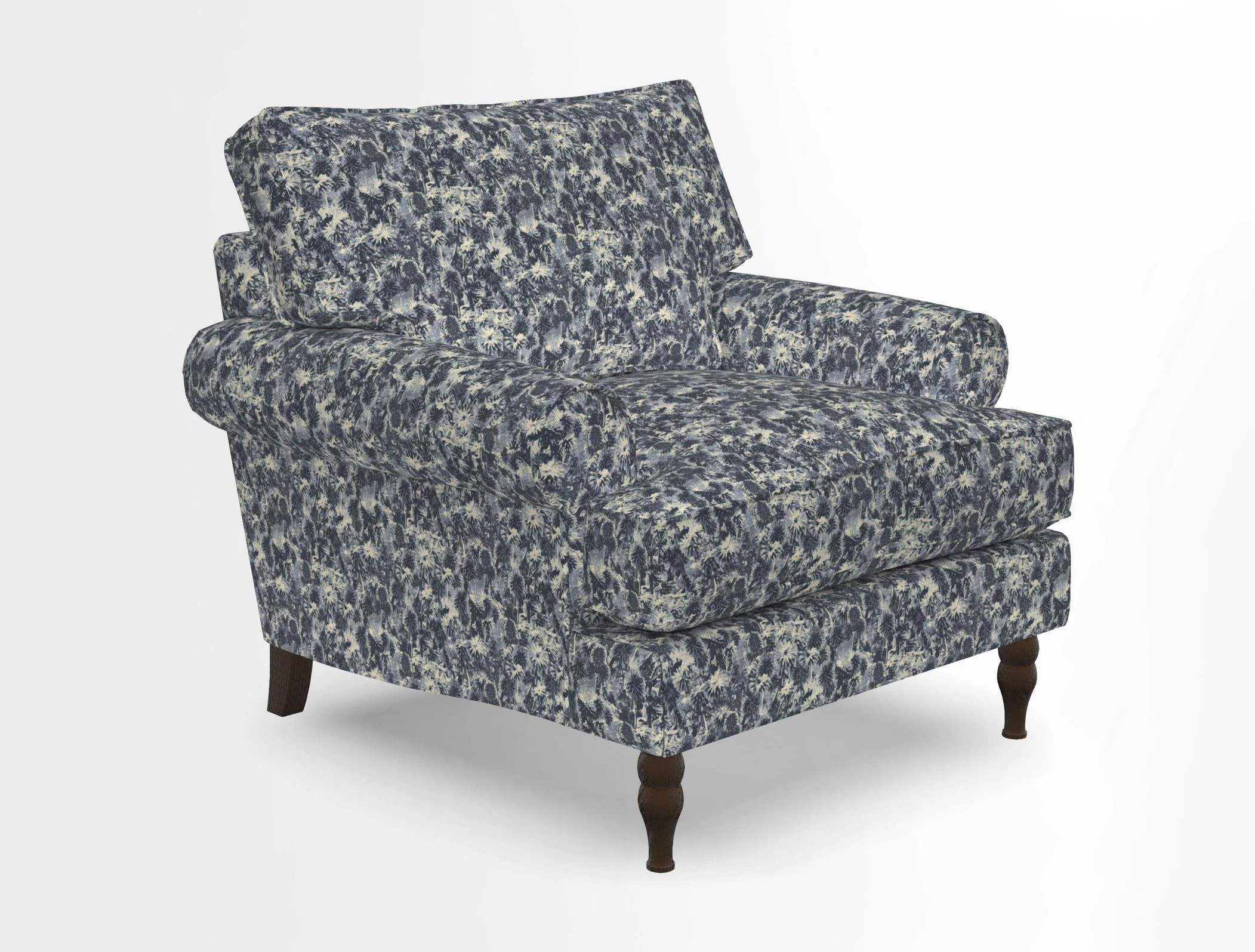 Cooksbridge Chair in Cloth 21 Simple Stripe Bilberry