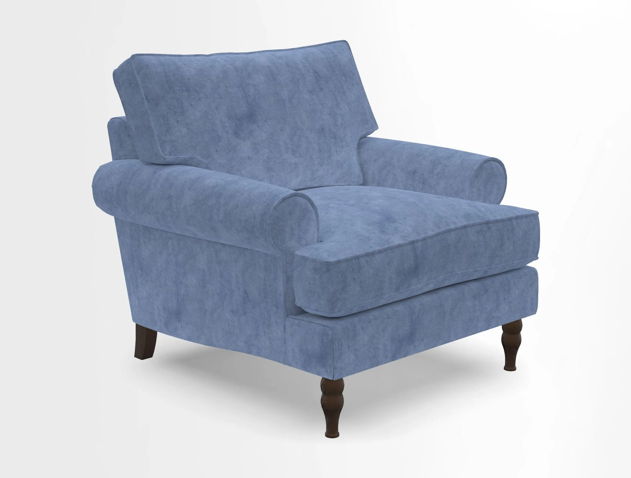 Cooksbridge Chair in Cloth 21 Simple Stripe Bilberry