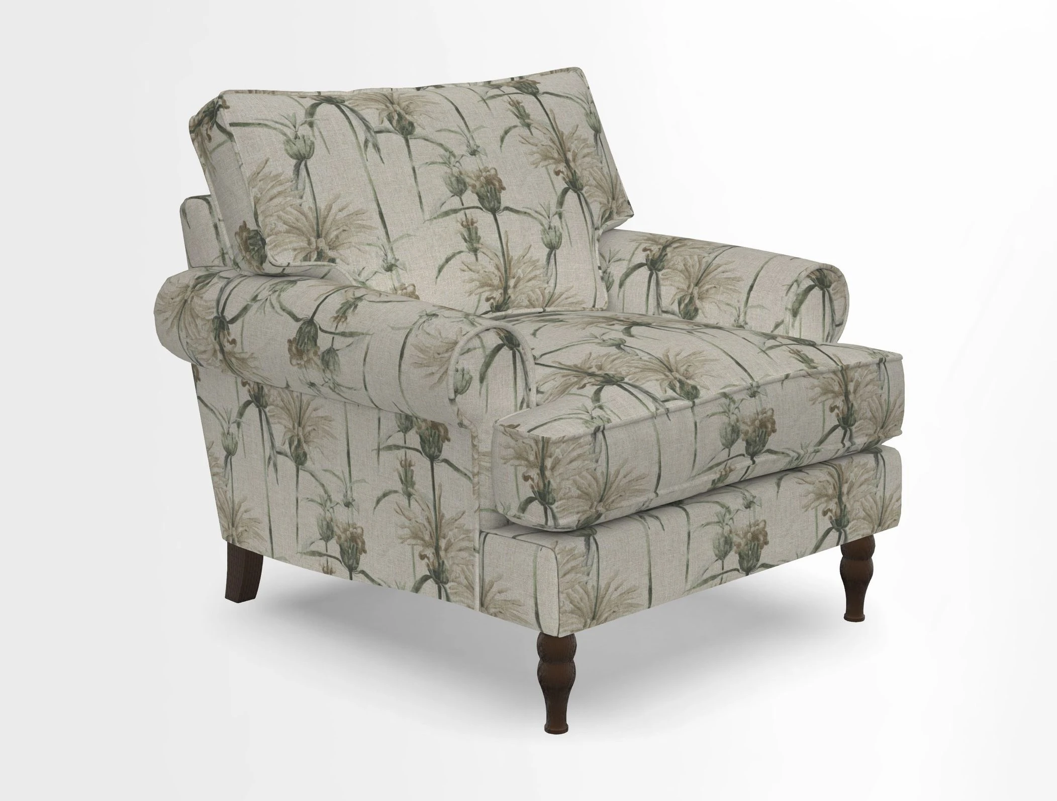 Cooksbridge Chair in Cloth 21 Simple Stripe Bilberry