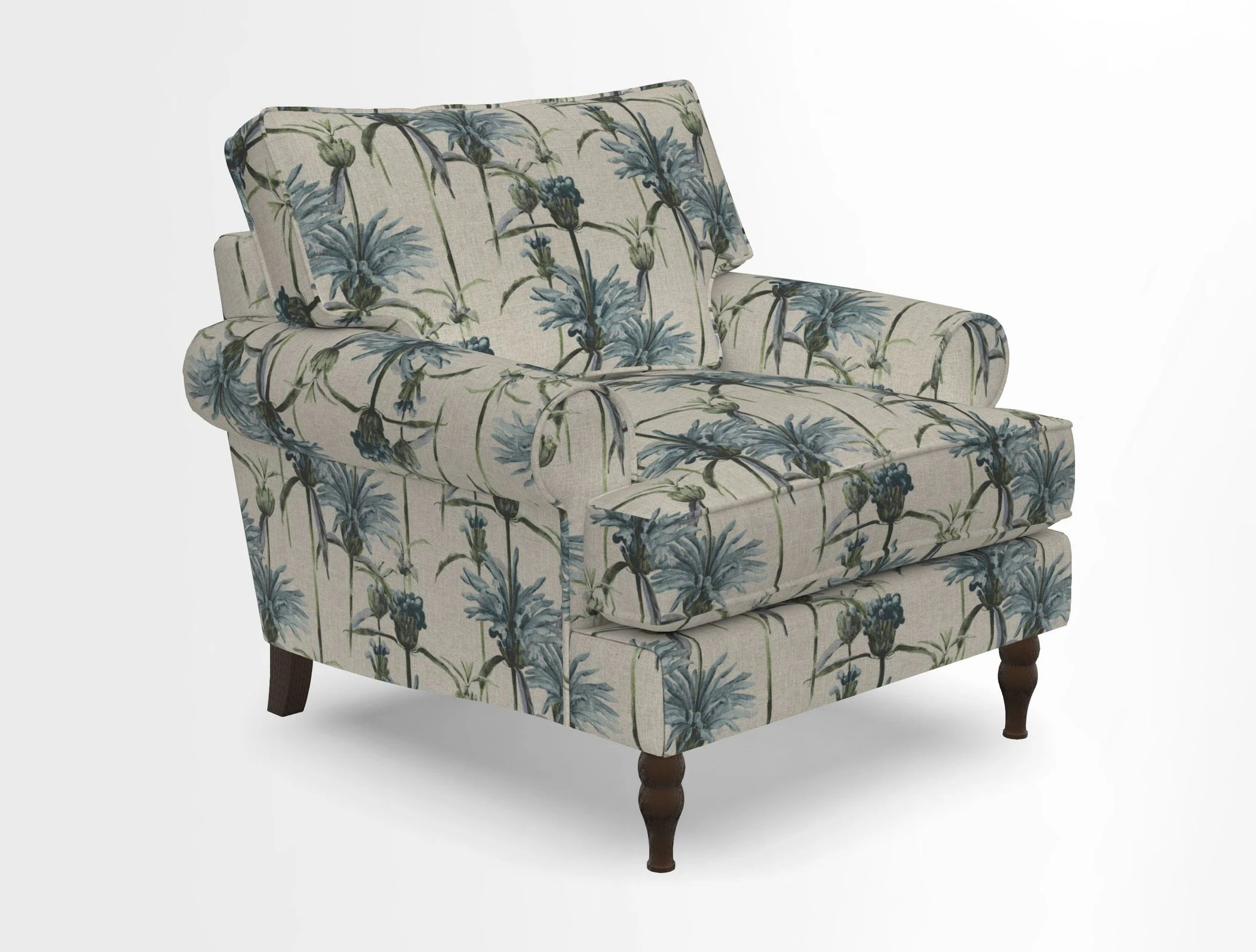 Cooksbridge Chair in Cloth 21 Simple Stripe Bilberry