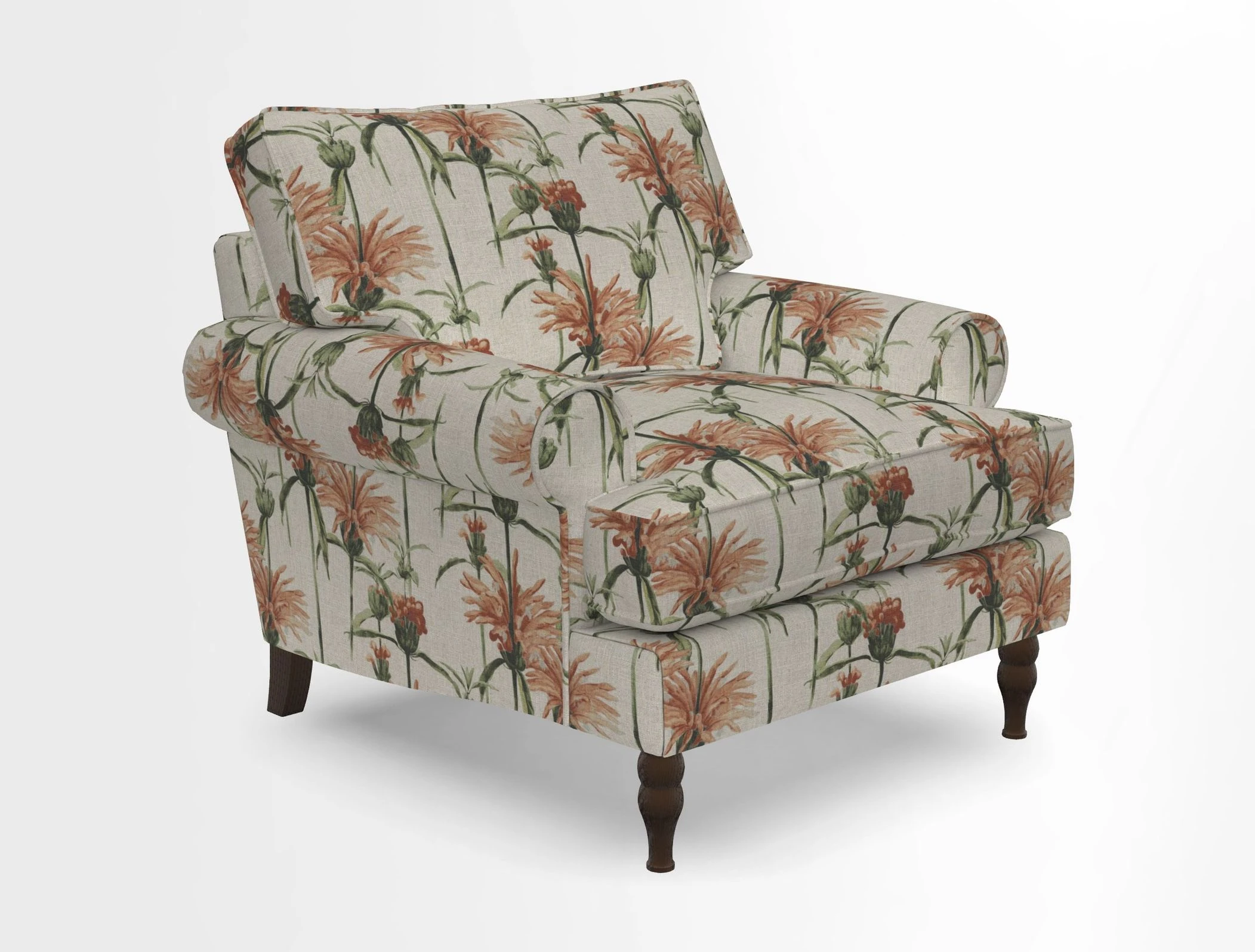 Cooksbridge Chair in Cloth 21 Simple Stripe Bilberry