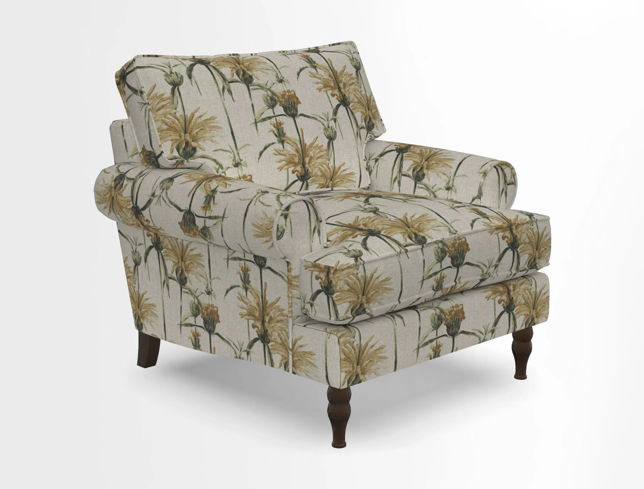 Cooksbridge Chair in Cloth 21 Simple Stripe Bilberry