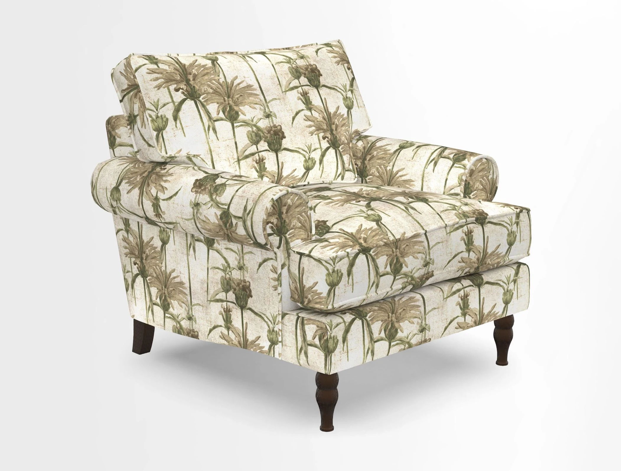 Cooksbridge Chair in Cloth 21 Simple Stripe Bilberry
