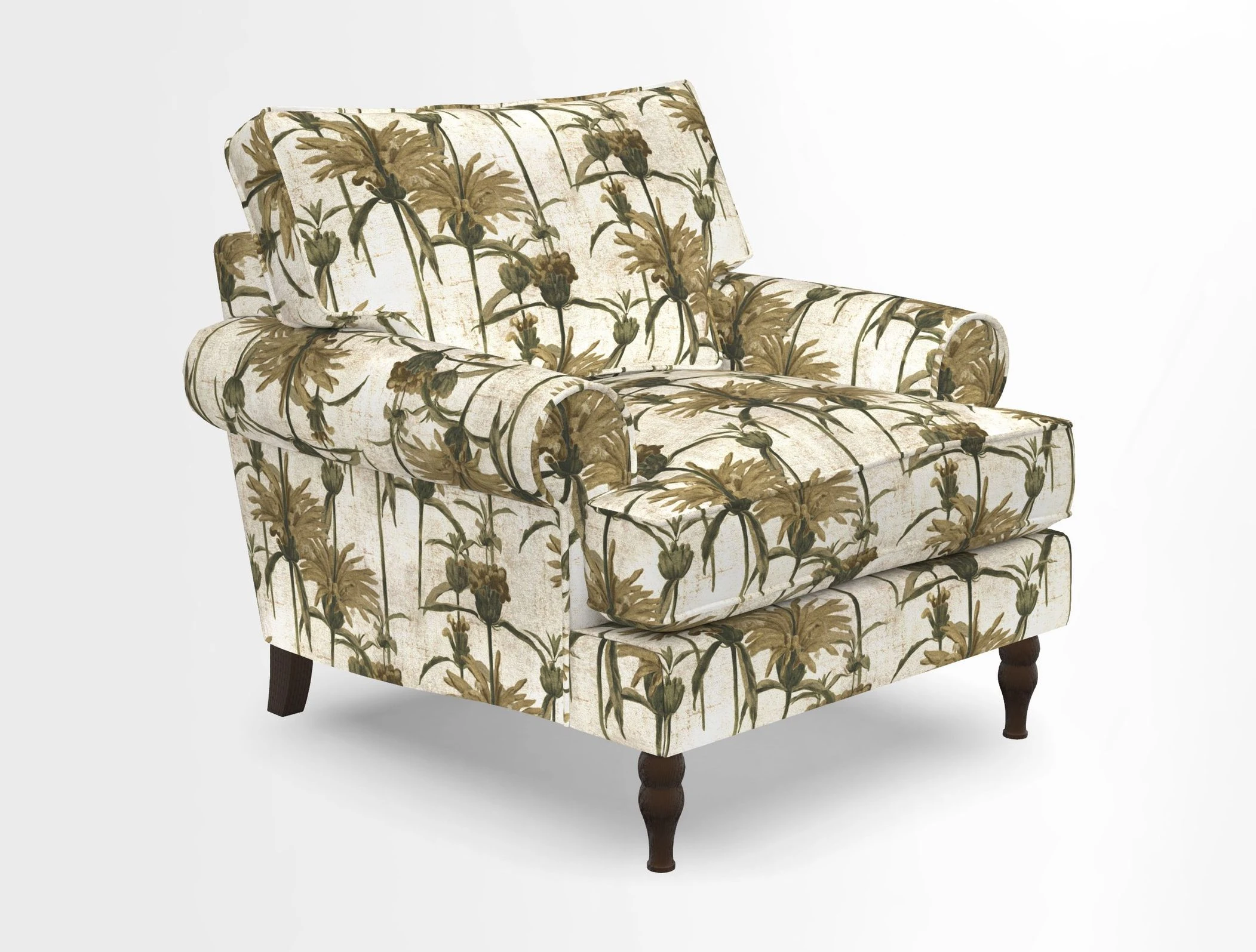 Cooksbridge Chair in Cloth 21 Simple Stripe Bilberry