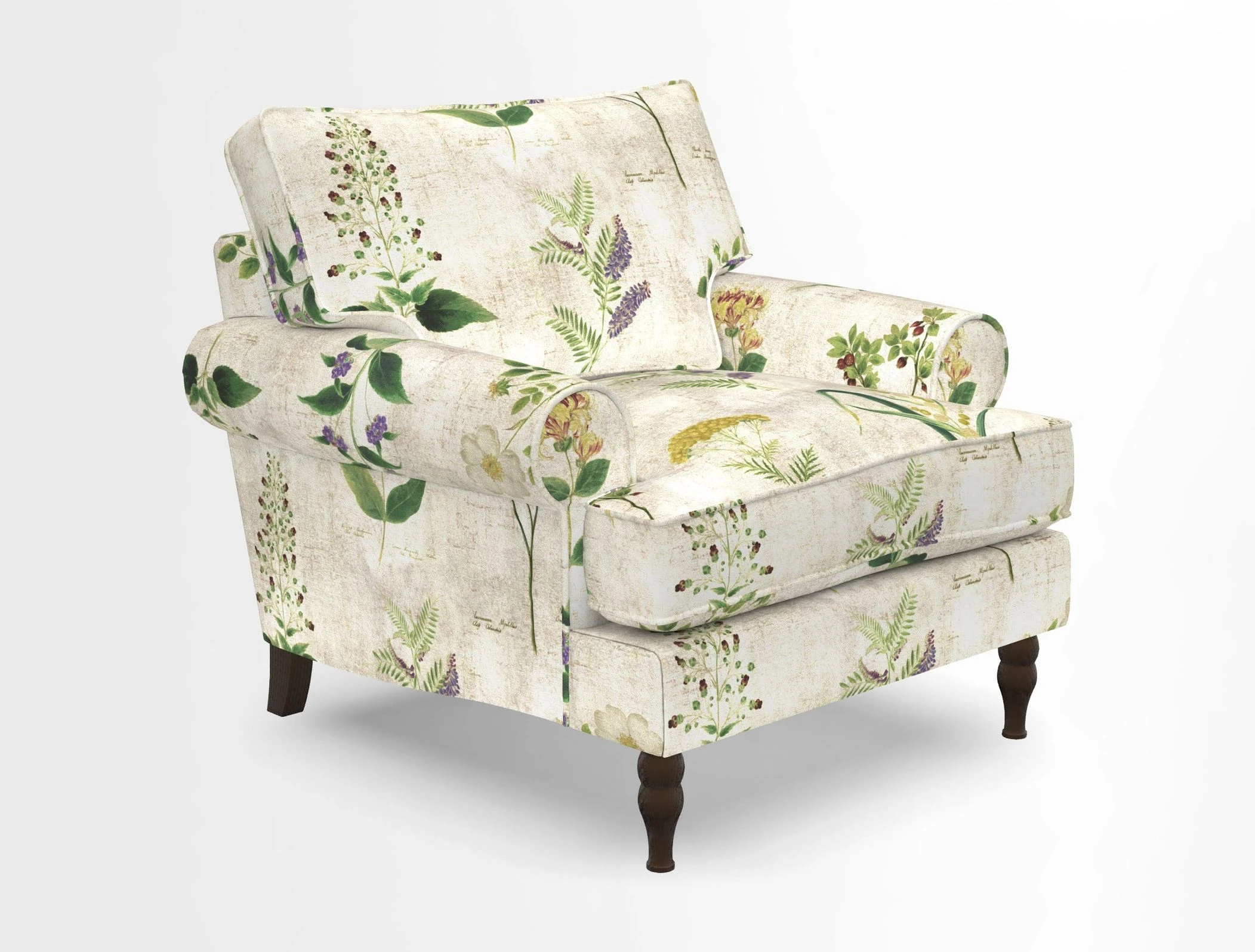 Cooksbridge Chair in Cloth 21 Simple Stripe Bilberry
