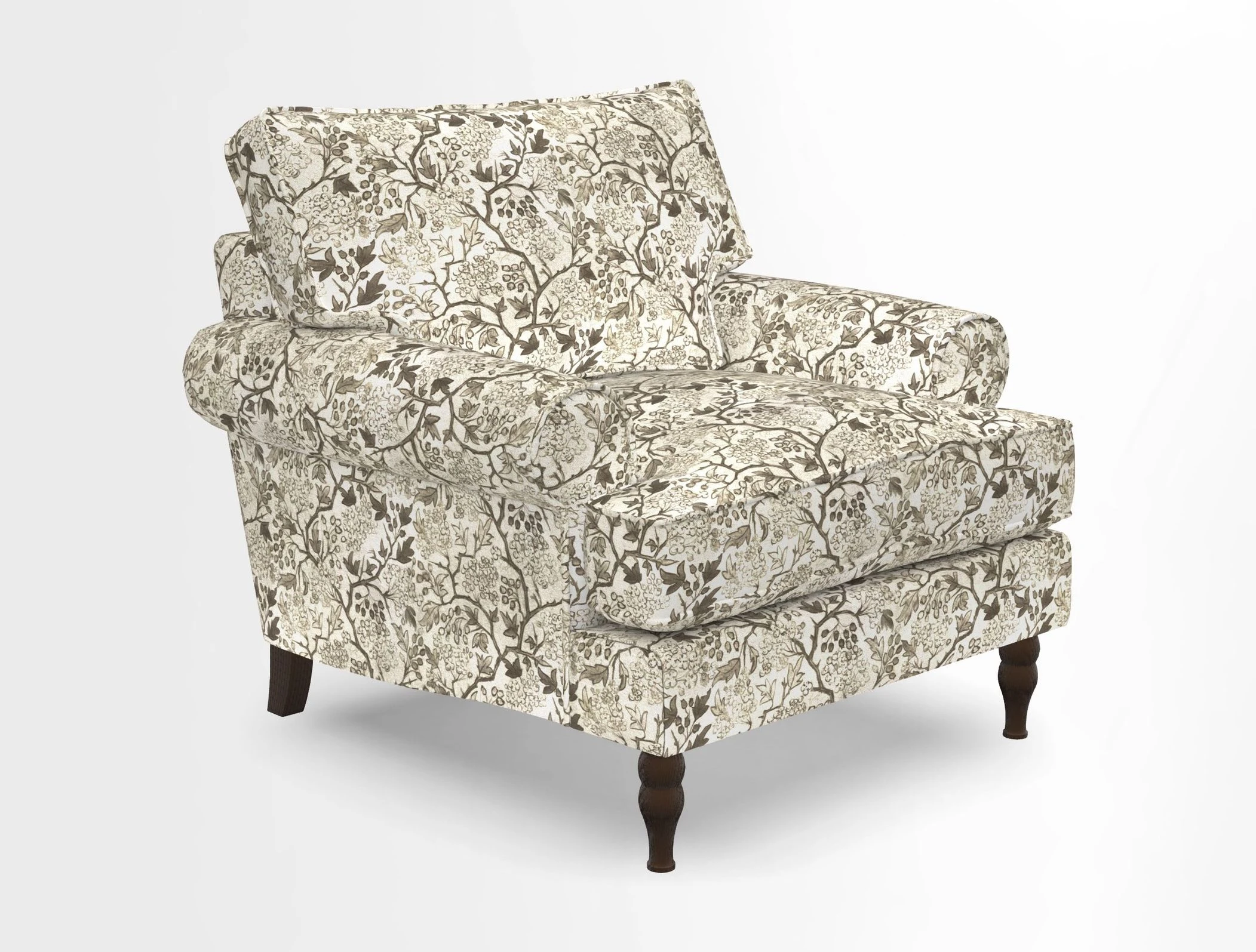 Cooksbridge Chair in Cloth 21 Simple Stripe Bilberry