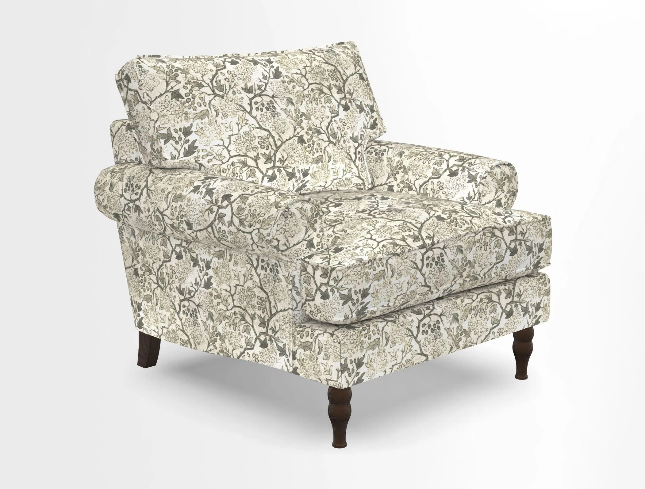 Cooksbridge Chair in Cloth 21 Simple Stripe Bilberry