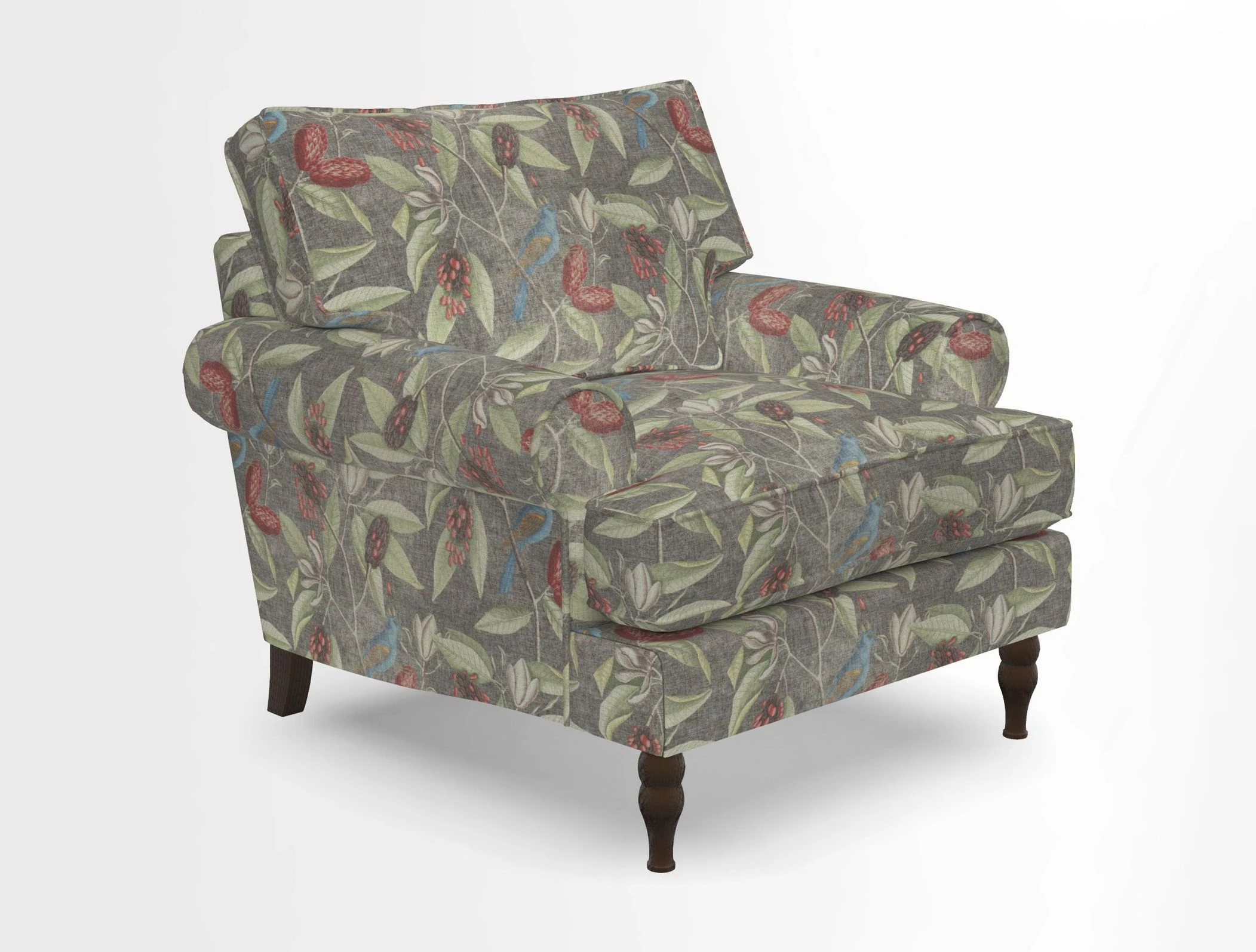 Cooksbridge Chair in Cloth 21 Simple Stripe Bilberry