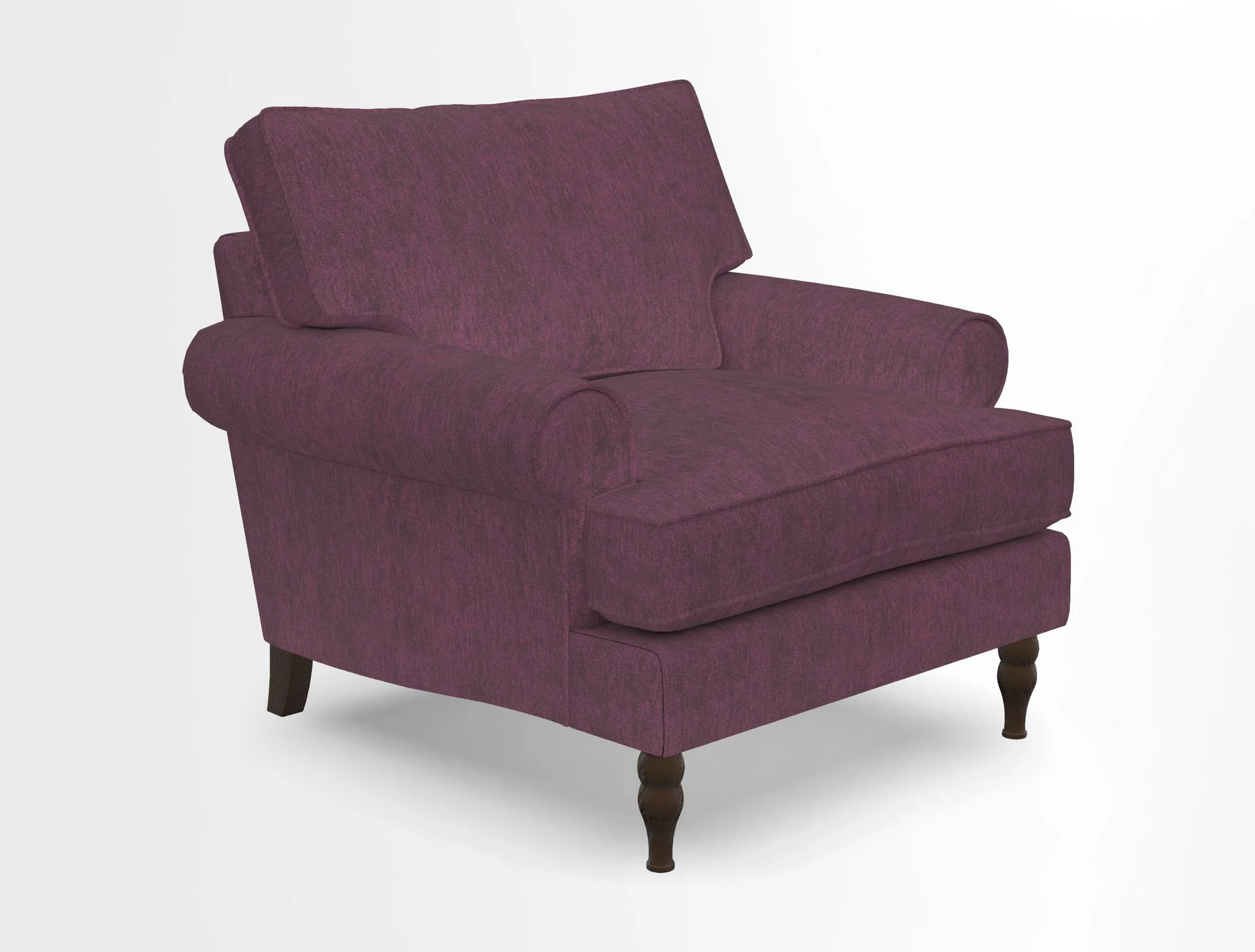 Cooksbridge Chair in Cloth 21 Simple Stripe Bilberry
