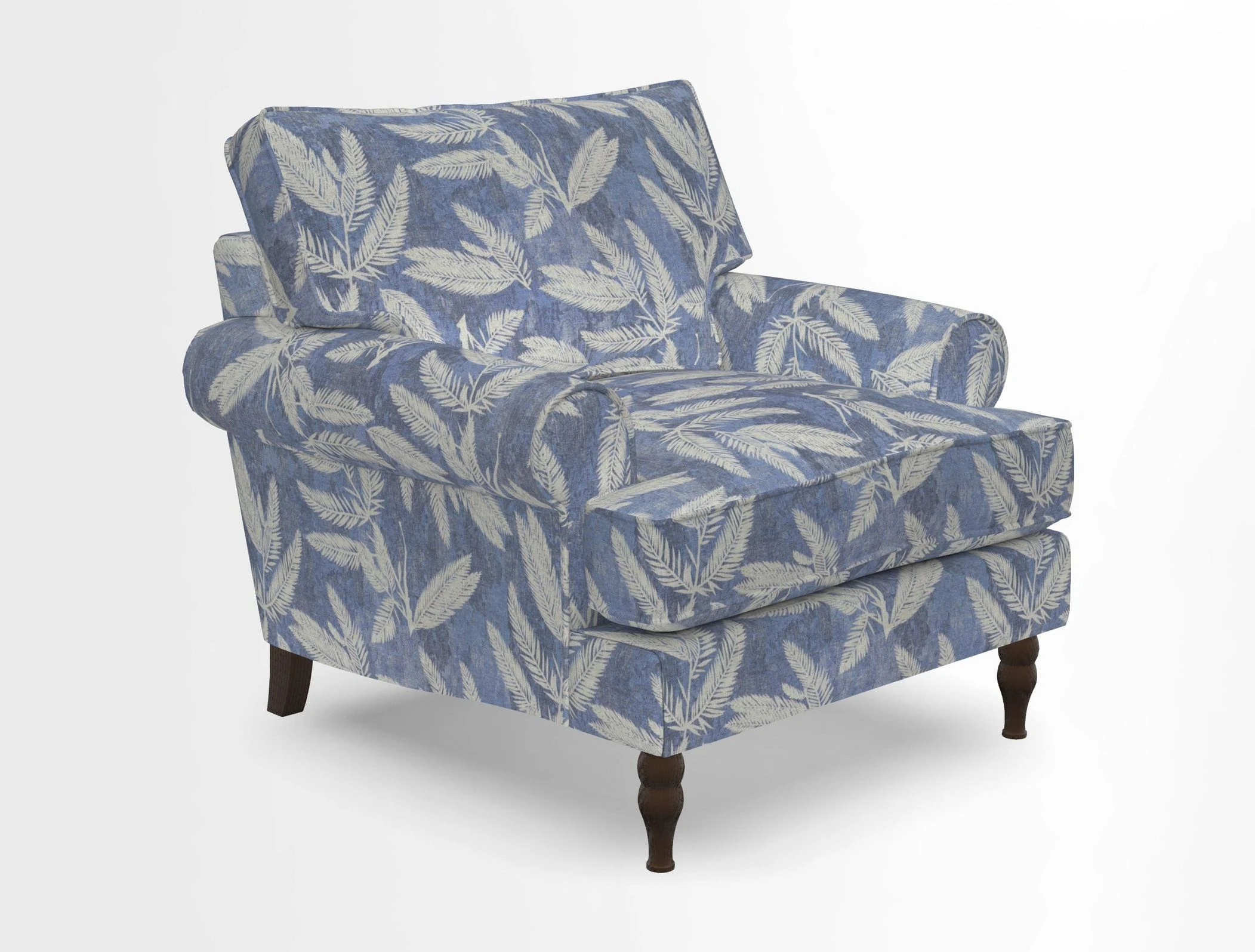 Cooksbridge Chair in Cloth 21 Simple Stripe Bilberry