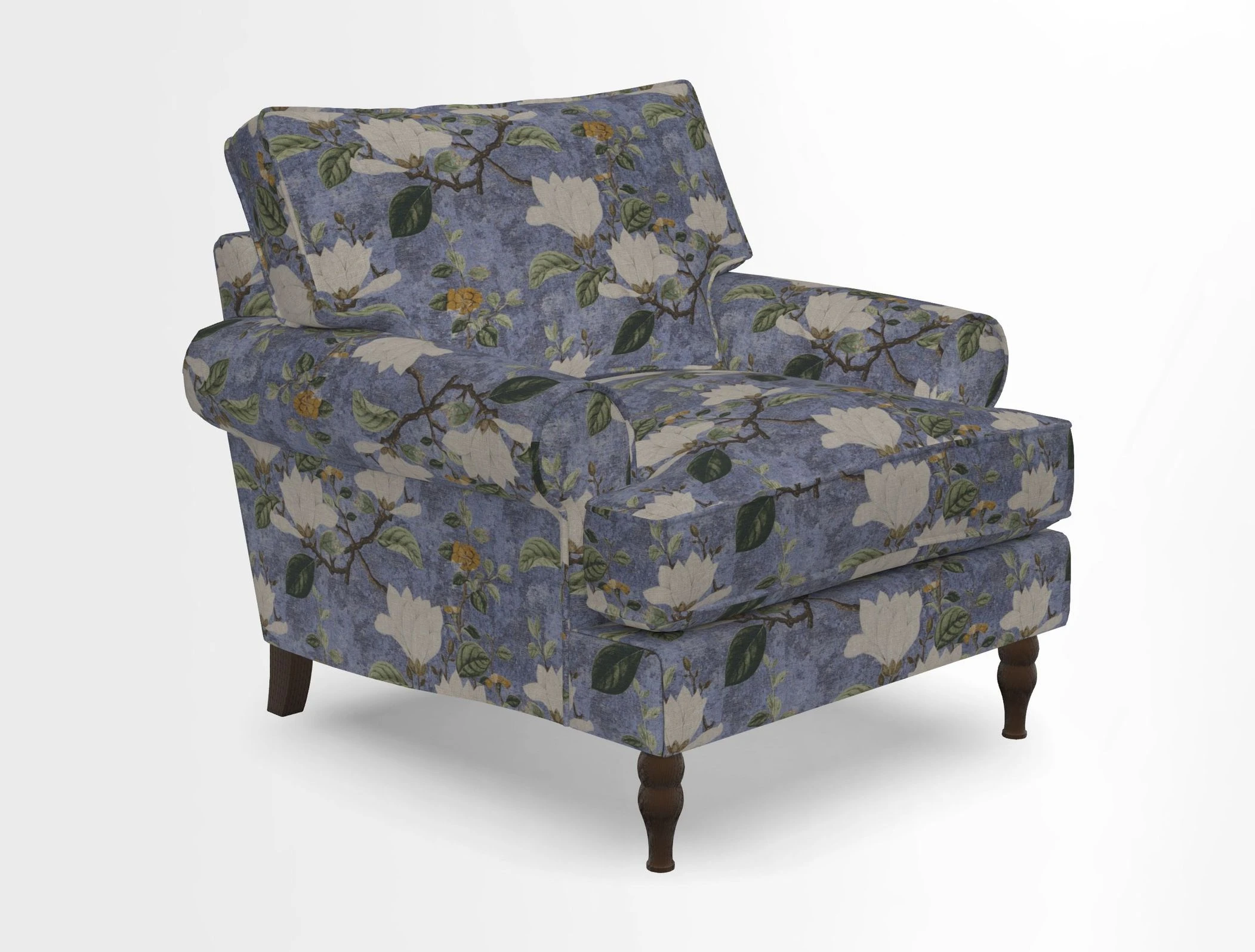 Cooksbridge Chair in Cloth 21 Simple Stripe Bilberry