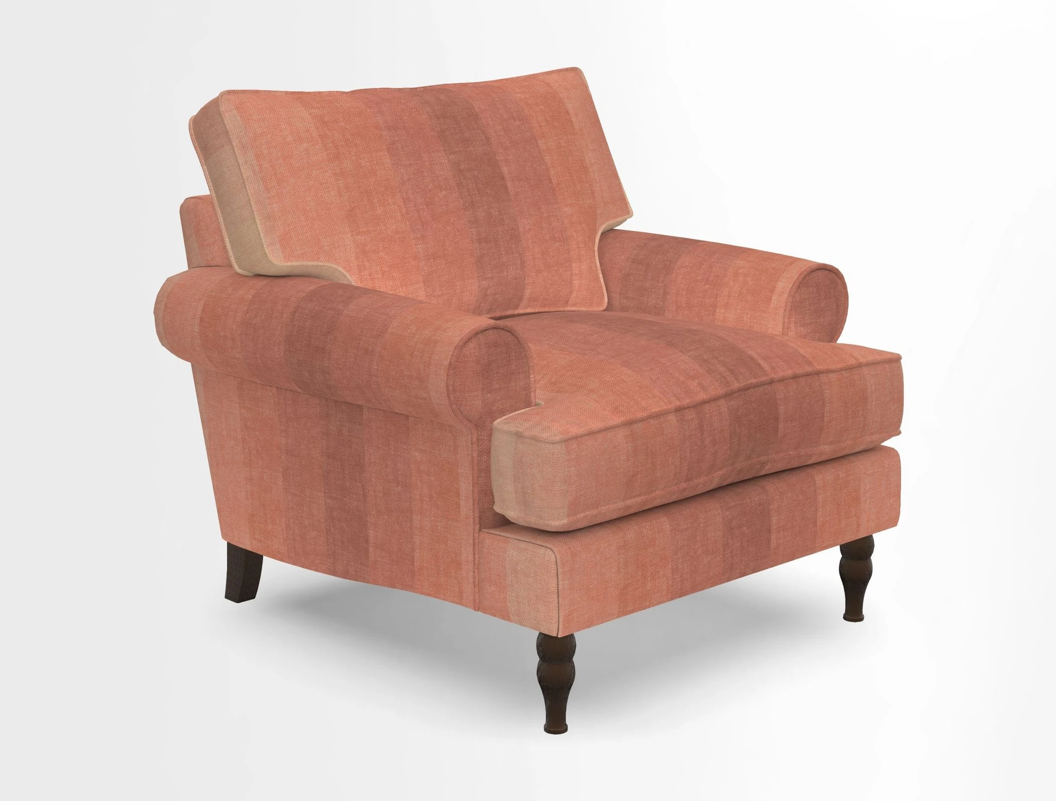 Cooksbridge Chair in Cloth 21 Simple Stripe Bilberry