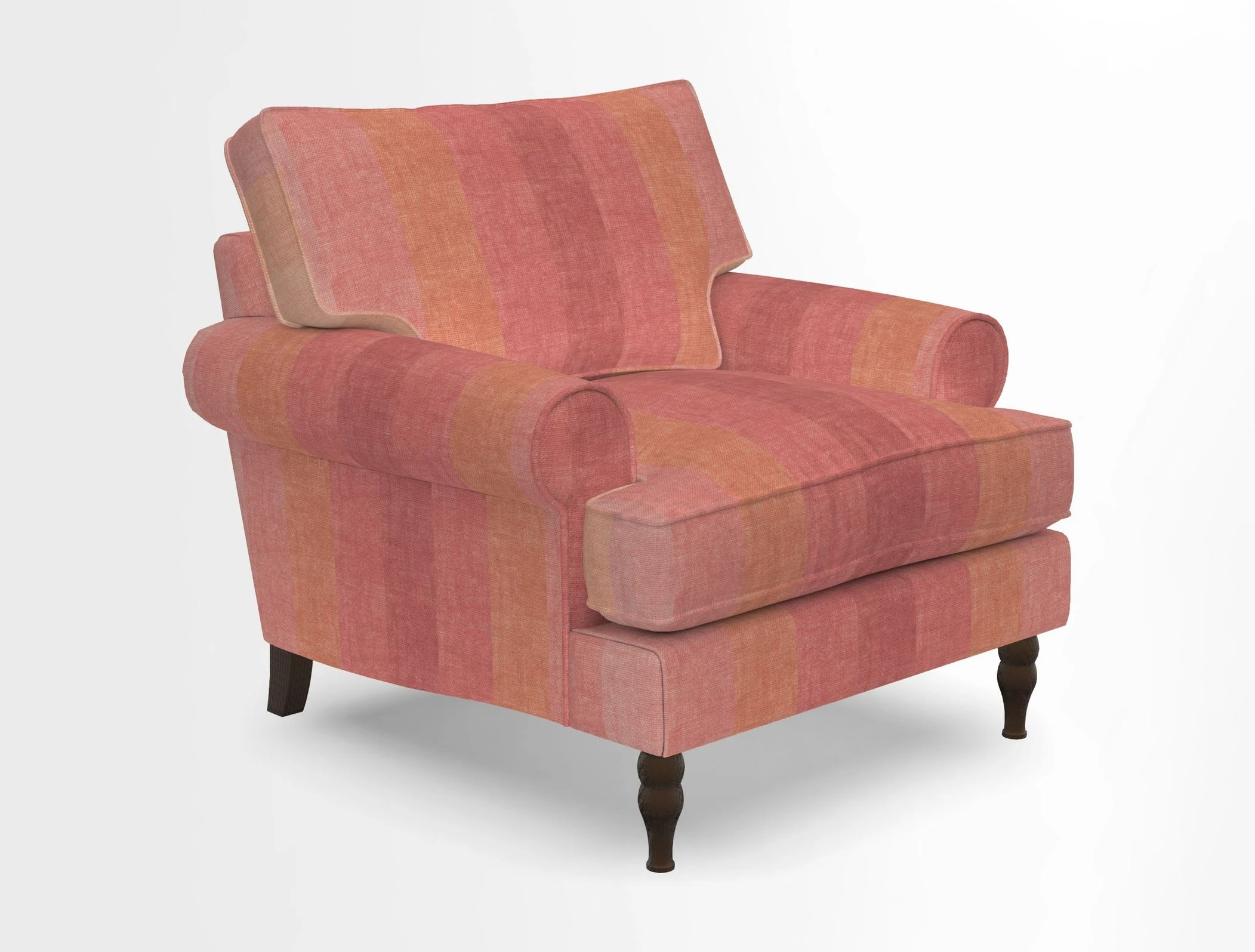 Cooksbridge Chair in Cloth 21 Simple Stripe Bilberry