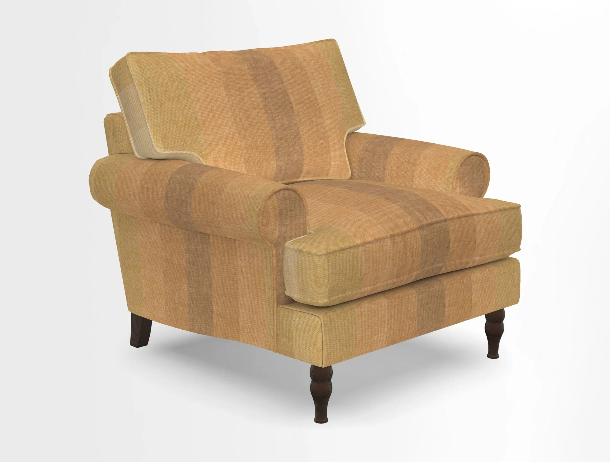 Cooksbridge Chair in Cloth 21 Simple Stripe Bilberry