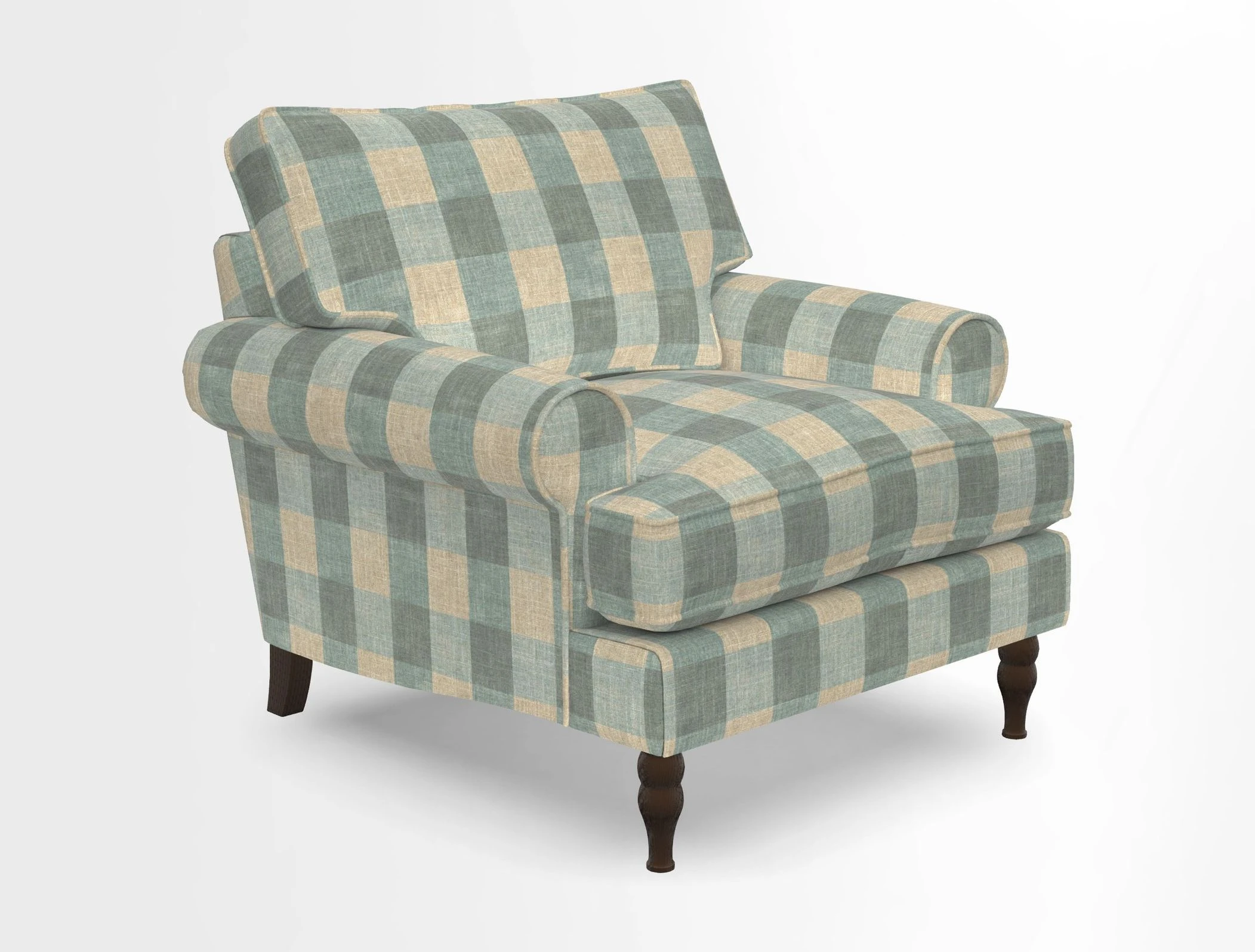 Cooksbridge Chair in Cloth 21 Simple Stripe Bilberry
