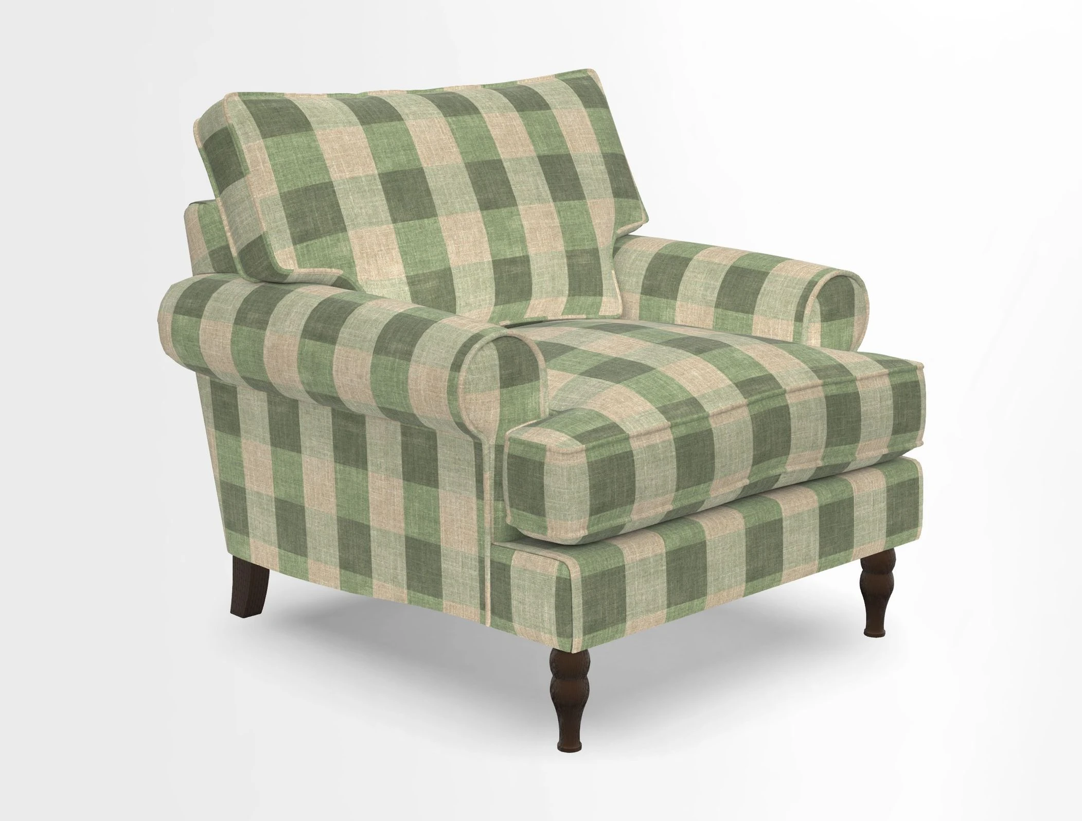 Cooksbridge Chair in Cloth 21 Simple Stripe Bilberry