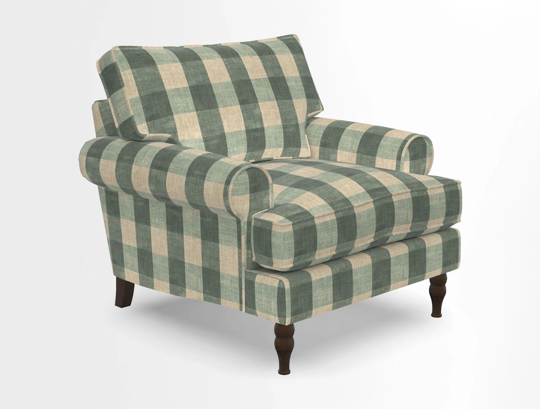 Cooksbridge Chair in Cloth 21 Simple Stripe Bilberry