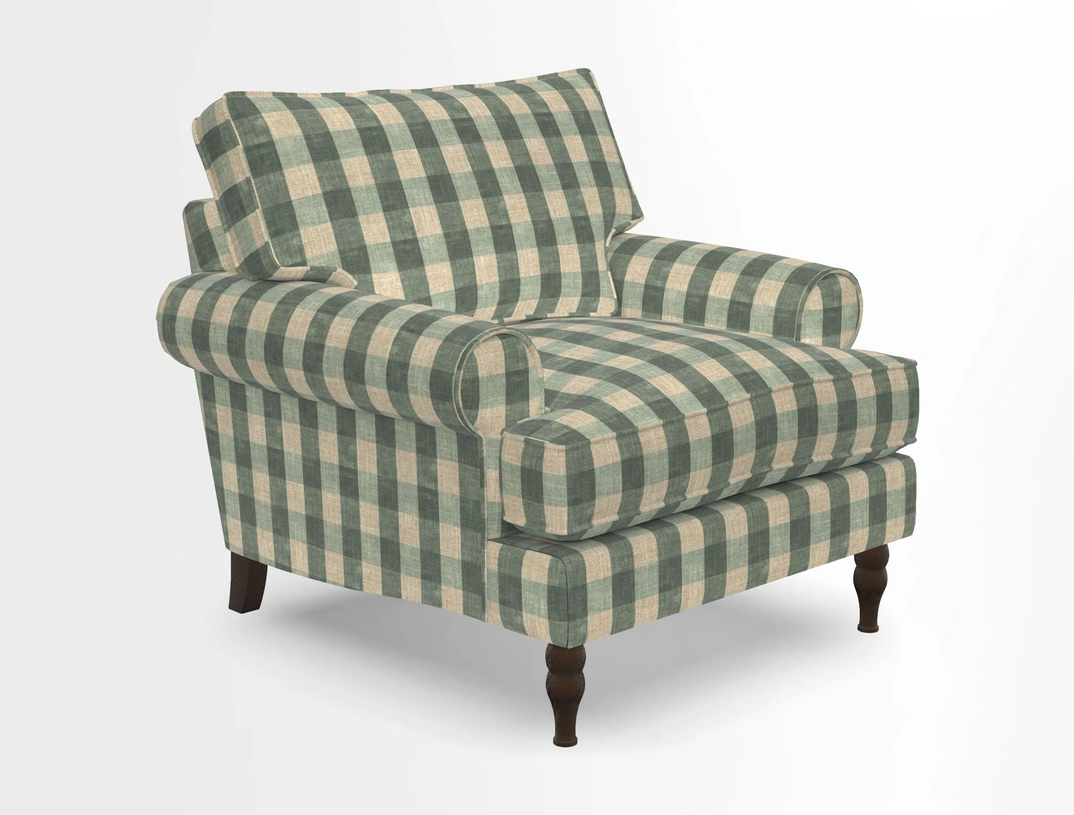 Cooksbridge Chair in Cloth 21 Simple Stripe Bilberry